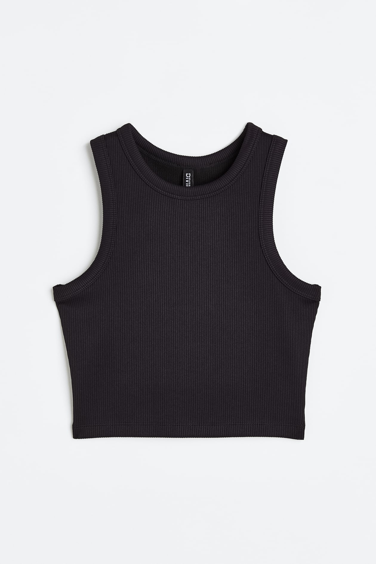 Crop Tank Top - Black - Ladies | H&M US