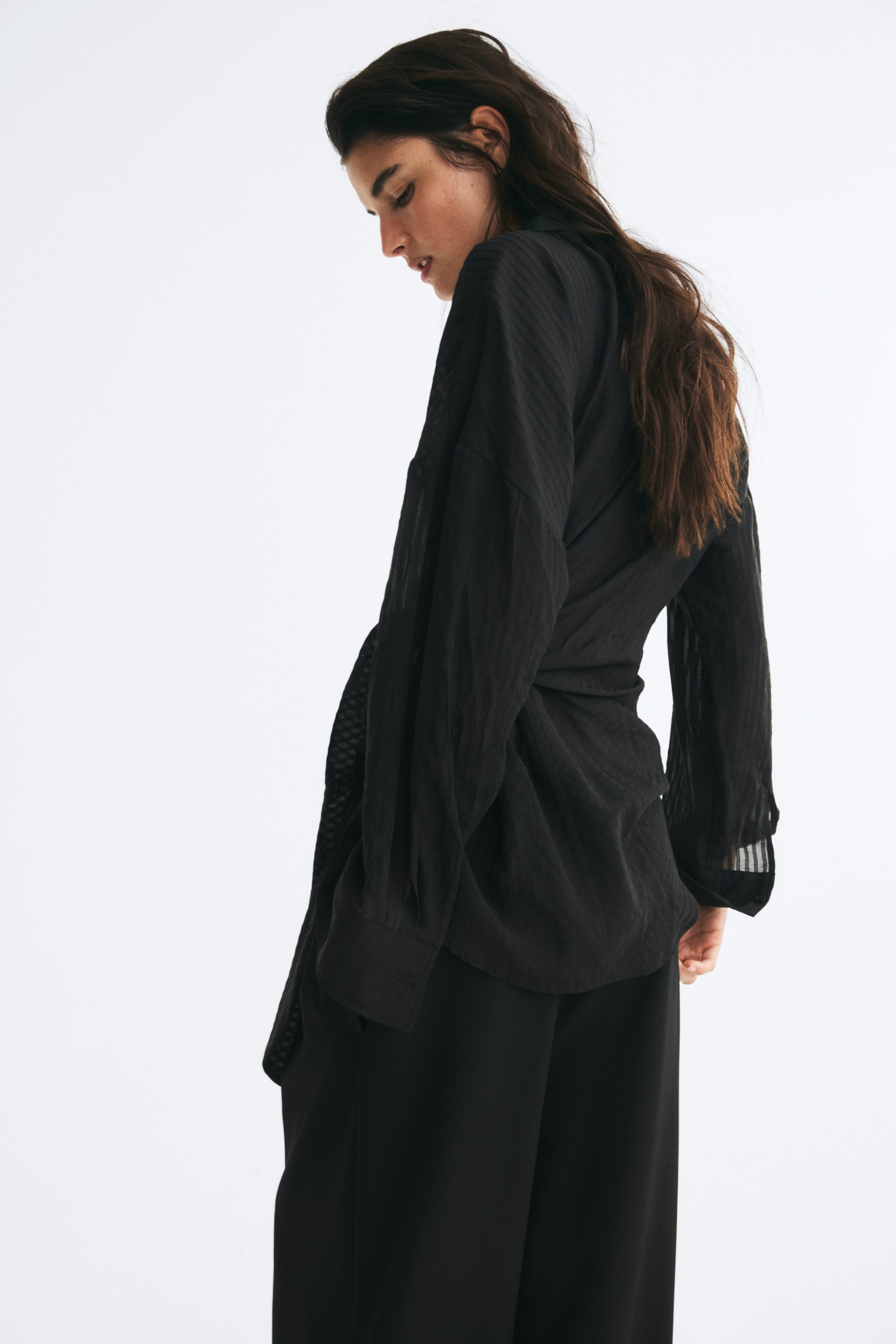 Tie-Detail Shirt