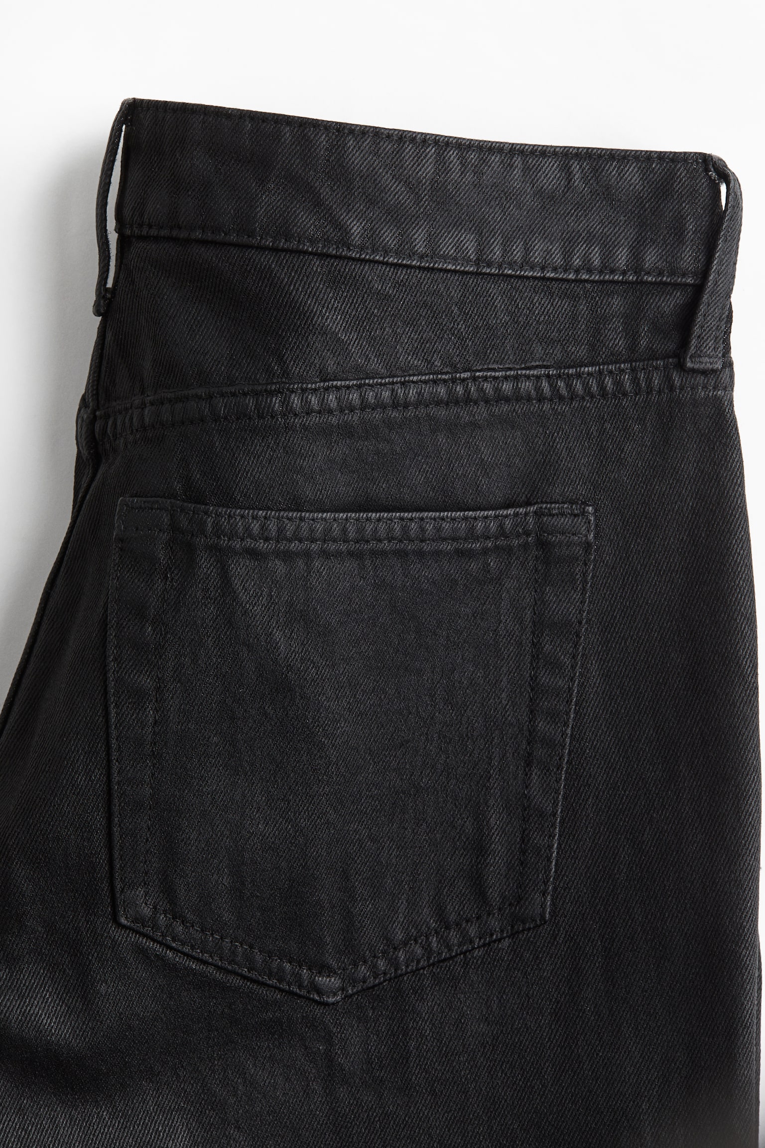 Straight Low Jeans - Black - 7