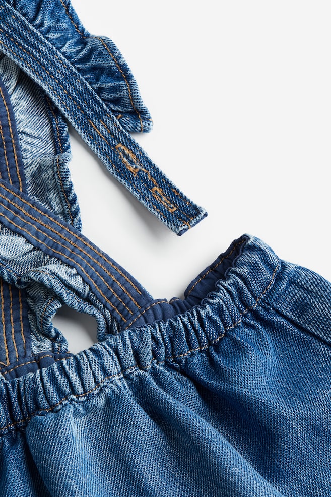 2-piece top and skirt set - Denim blue/Floral - 3