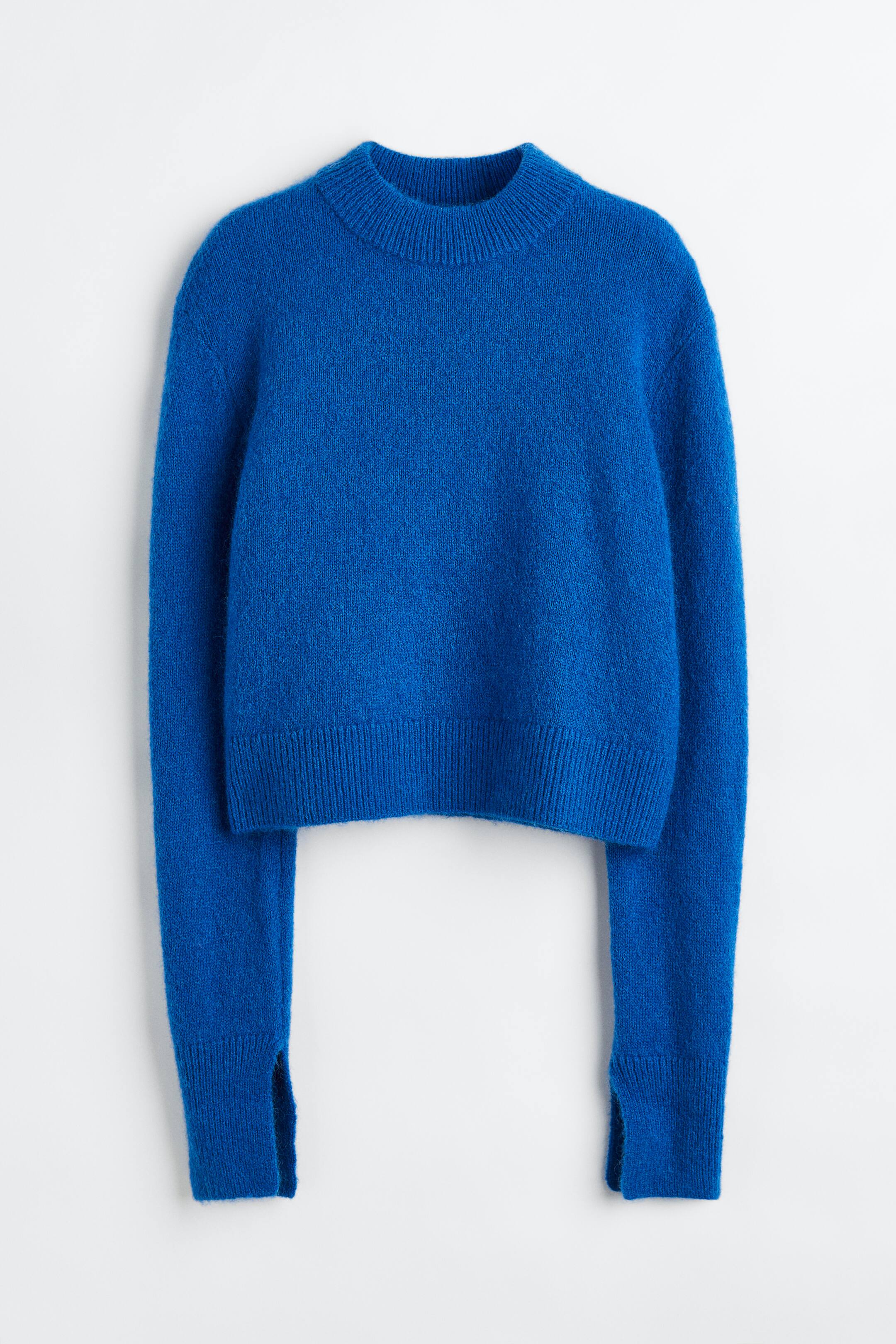 View larger image: Mohair-blend jumper - Bright blue - Ladies | H&M 1