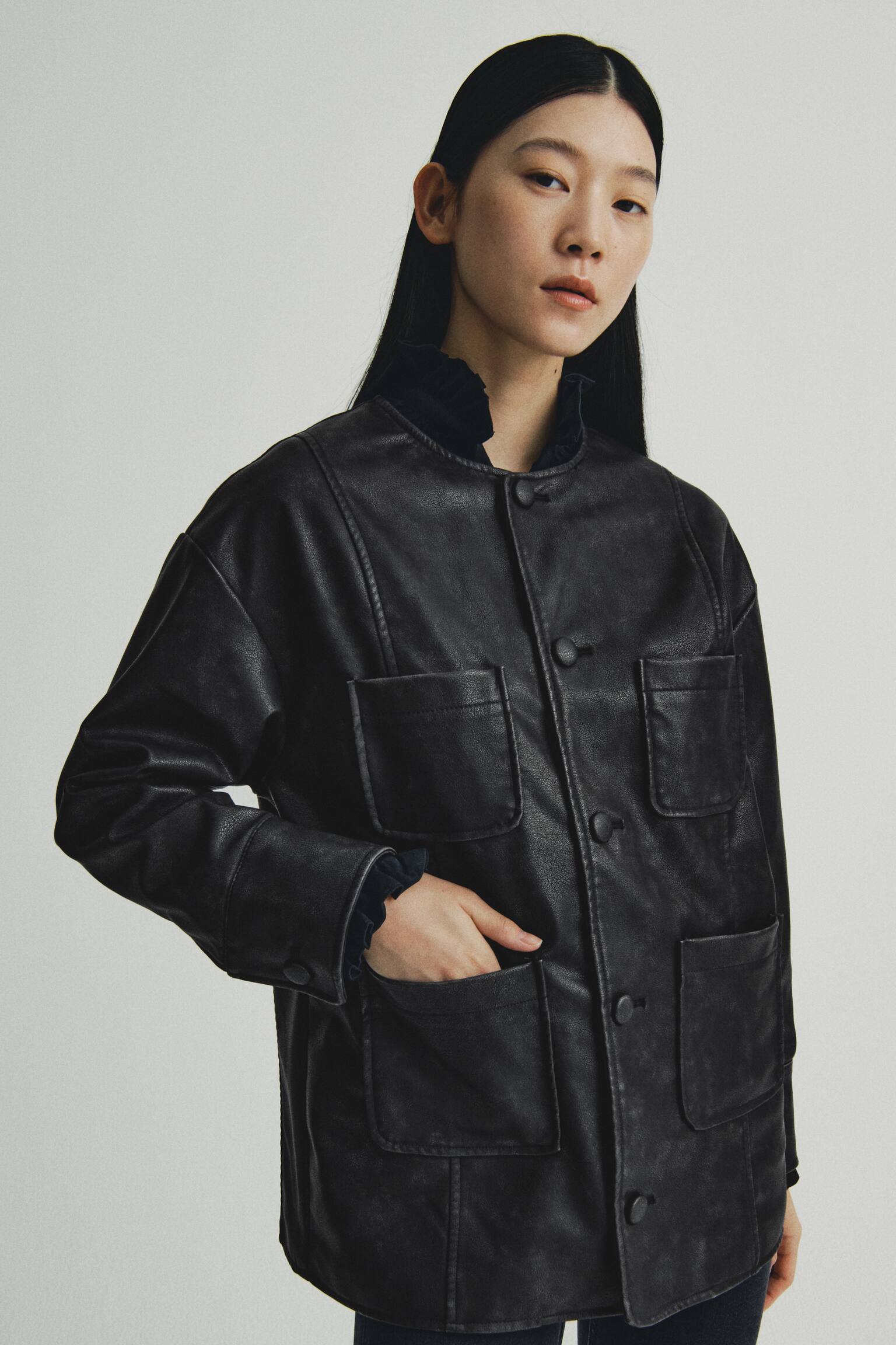 コーティングジャケット - ブラック - 3