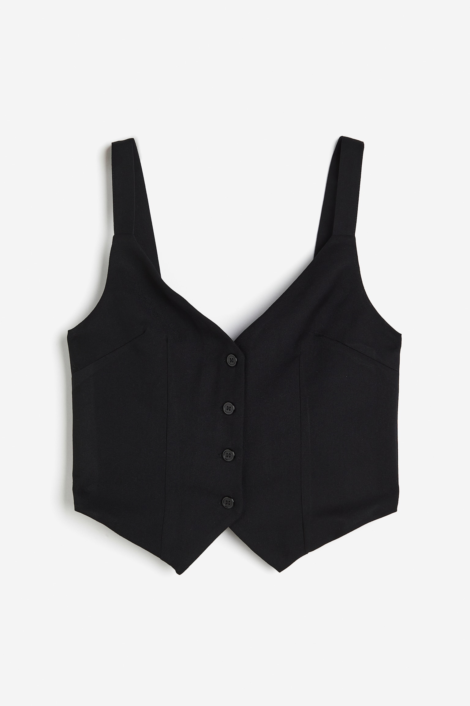 Suit Waistcoat - Black/Grey - 2