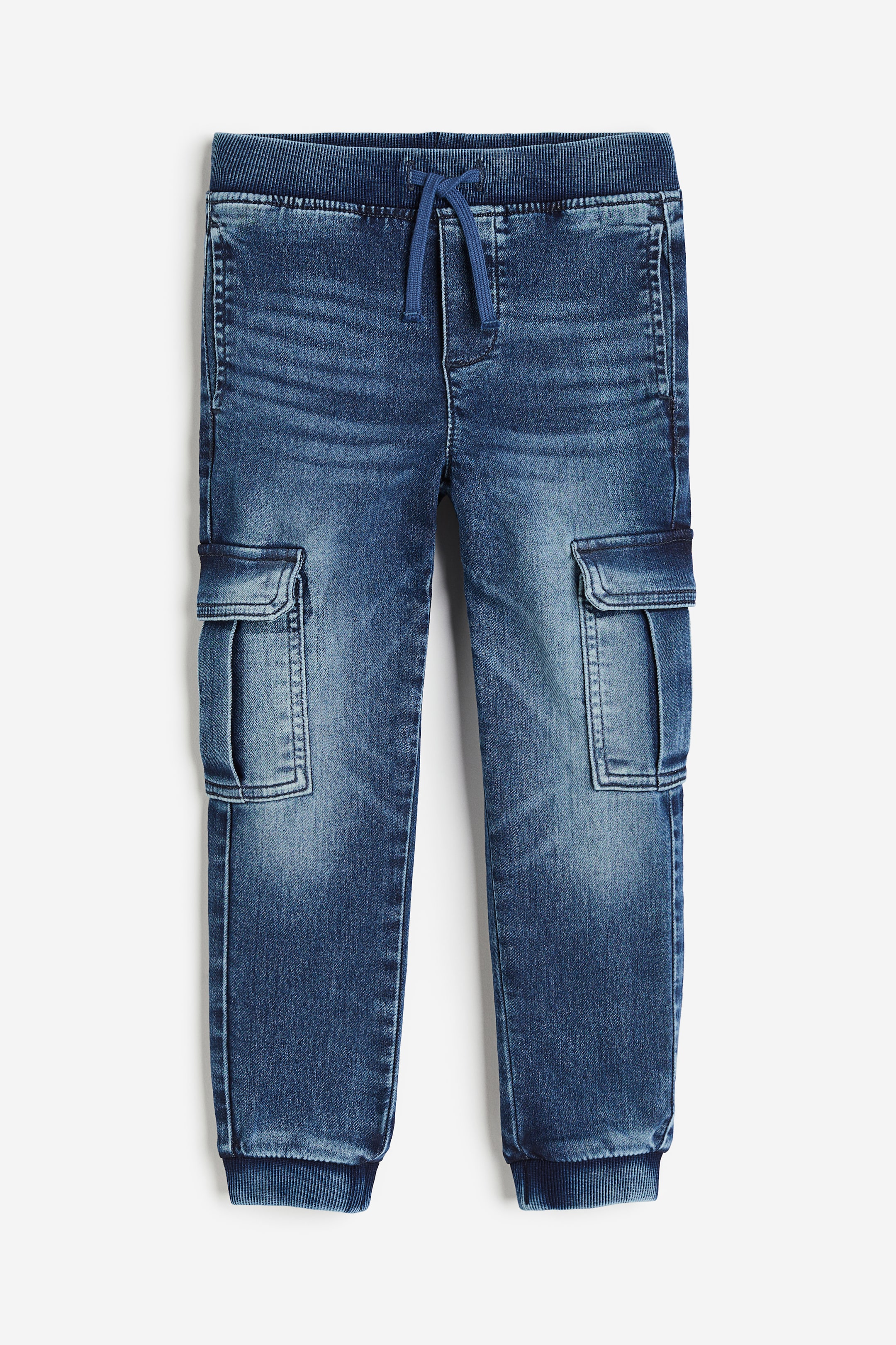 View larger image: Slim fit cargo trousers - Light denim blue - Kids | H&M IN 1
