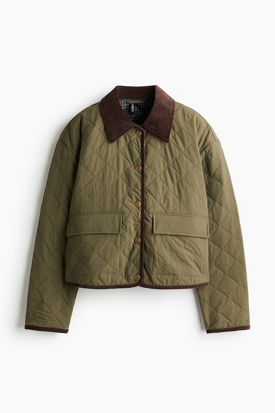 Женские куртки H&M Quilted Jacket