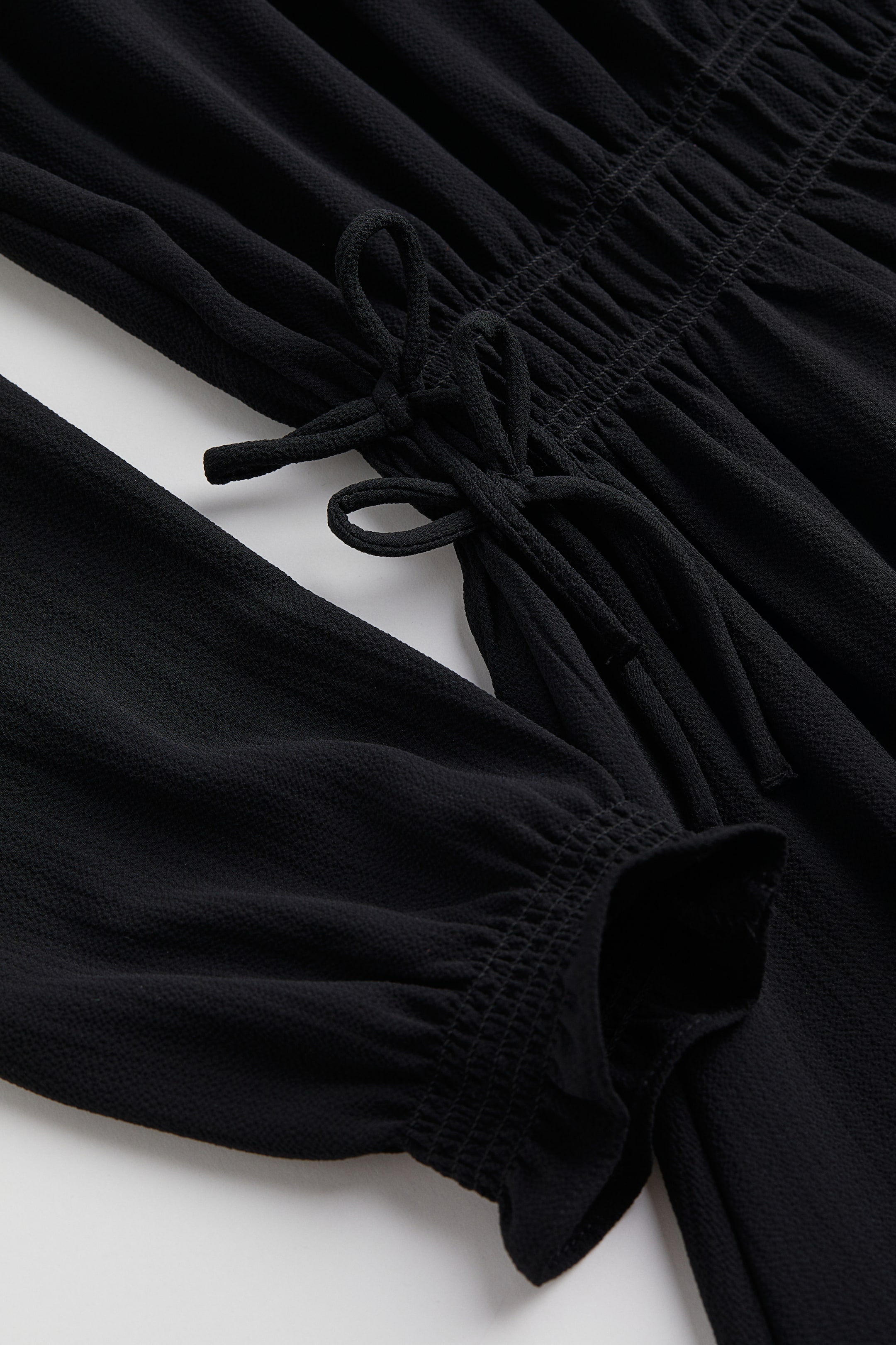 View larger image: Smocking-detail dress - Black - Kids | H&M IN 2