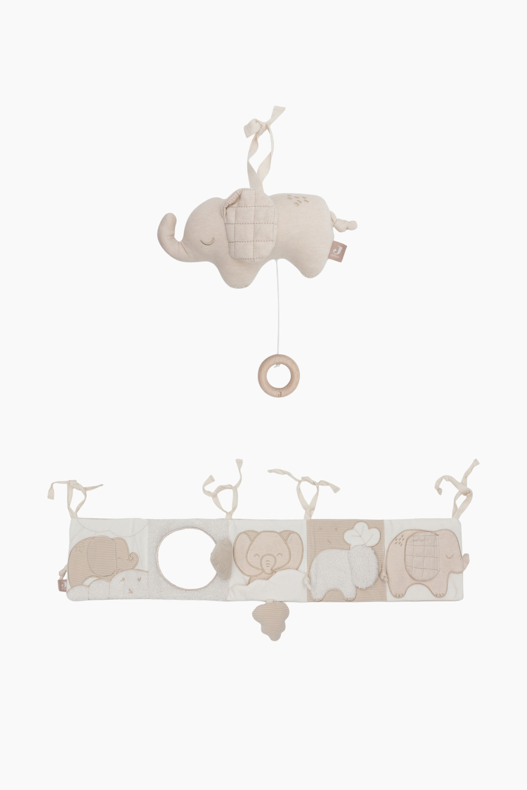 Grotere afbeelding bekijken: Playpen Book & Musical Hanger Elephant Tales - Elephant Tales - Jollein - HOME | H&M BE 1