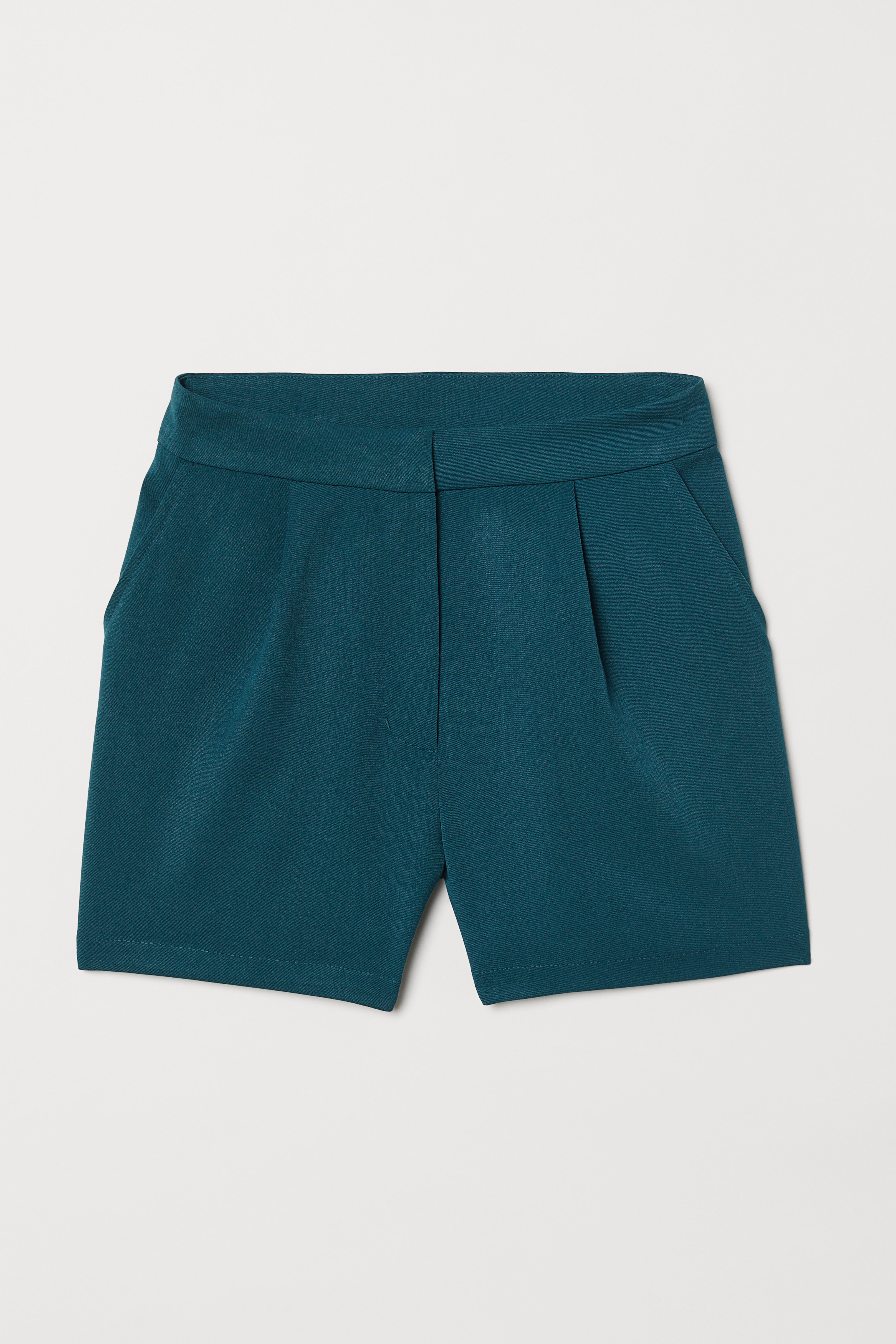 High waisted fitted shorts hotsell