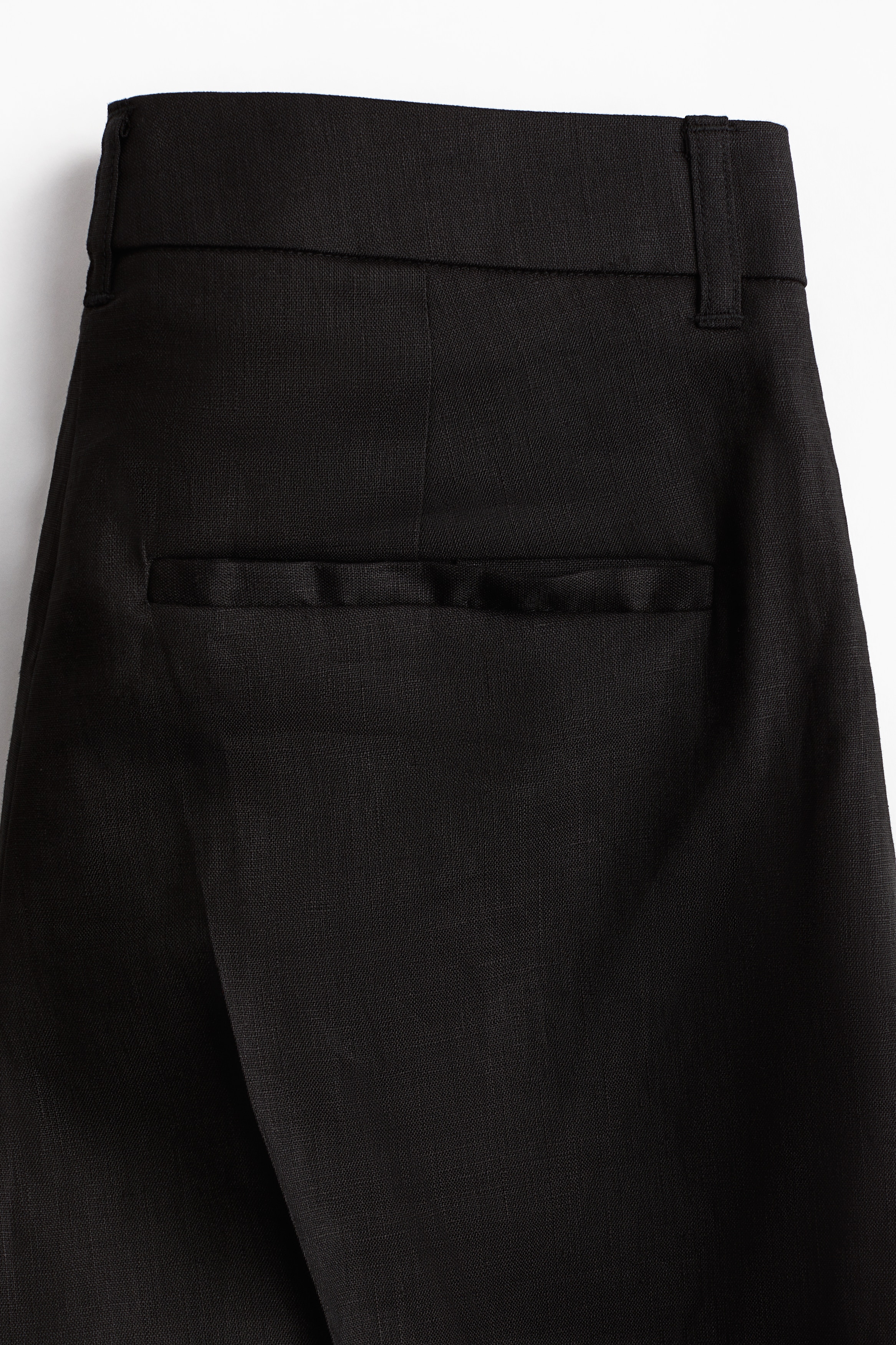 Linen bermuda shorts