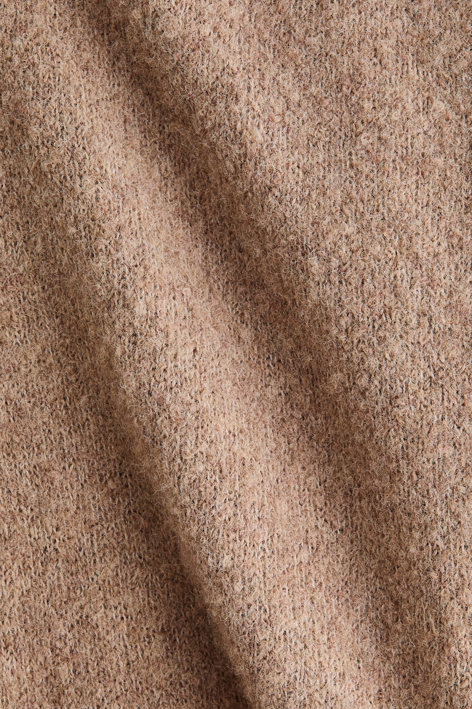 Женские брюки H&M Loose-Fit Wool-Blend, цвет: Бежевый — фото 6