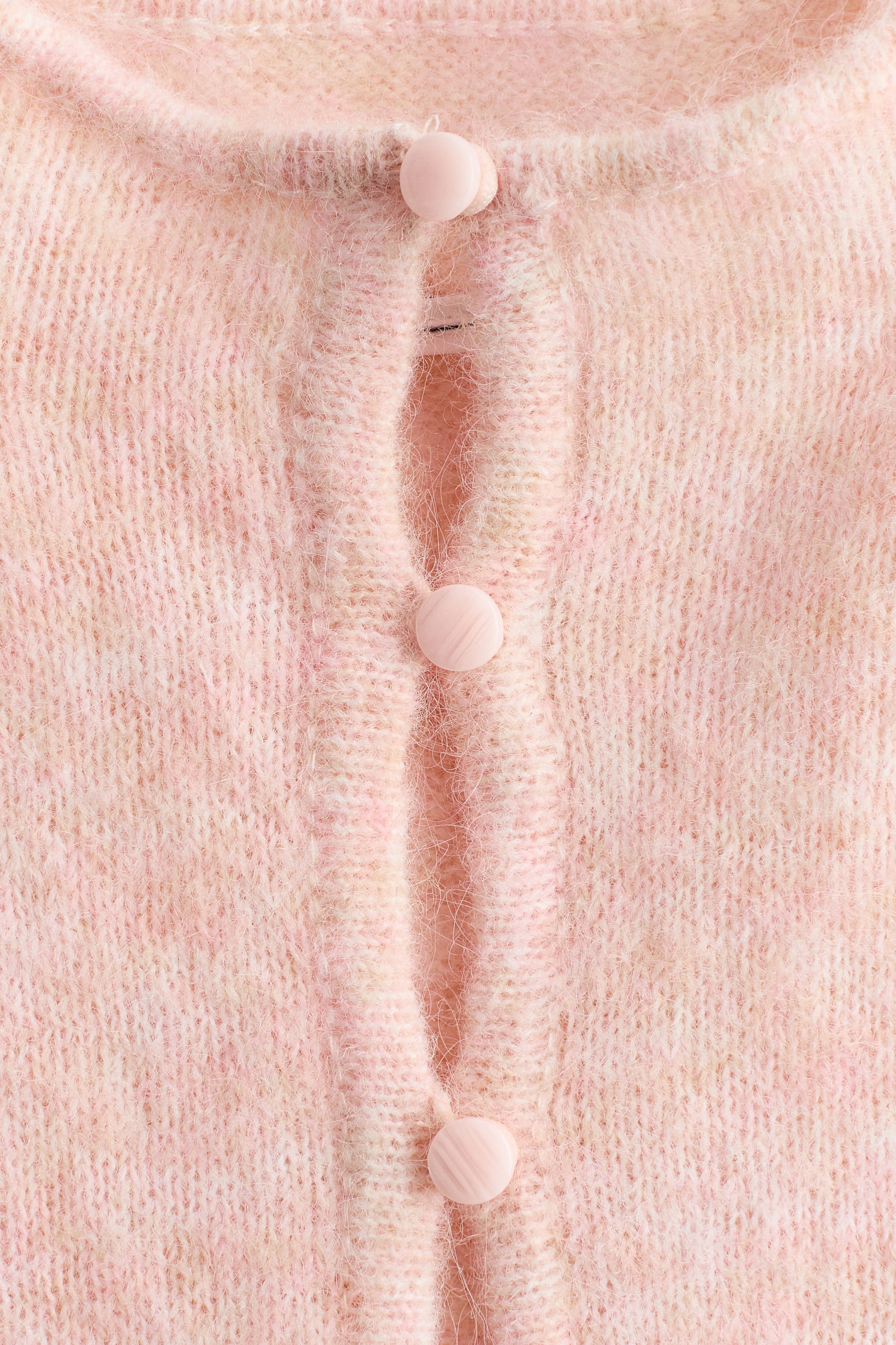 Short-Sleeved Fine-Knit Cardigan