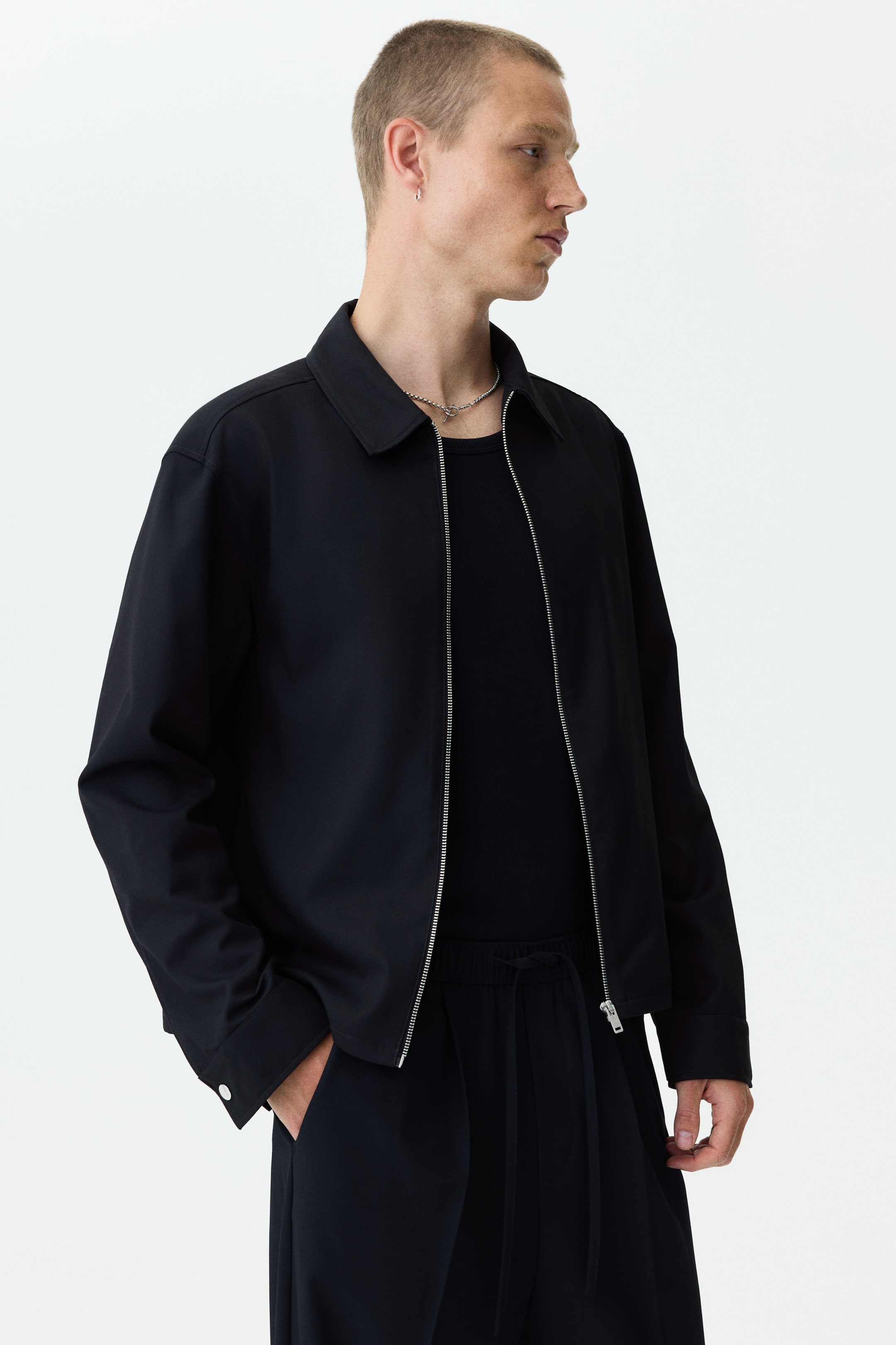 Мужские топы H&M Twill overshirt — фото 3