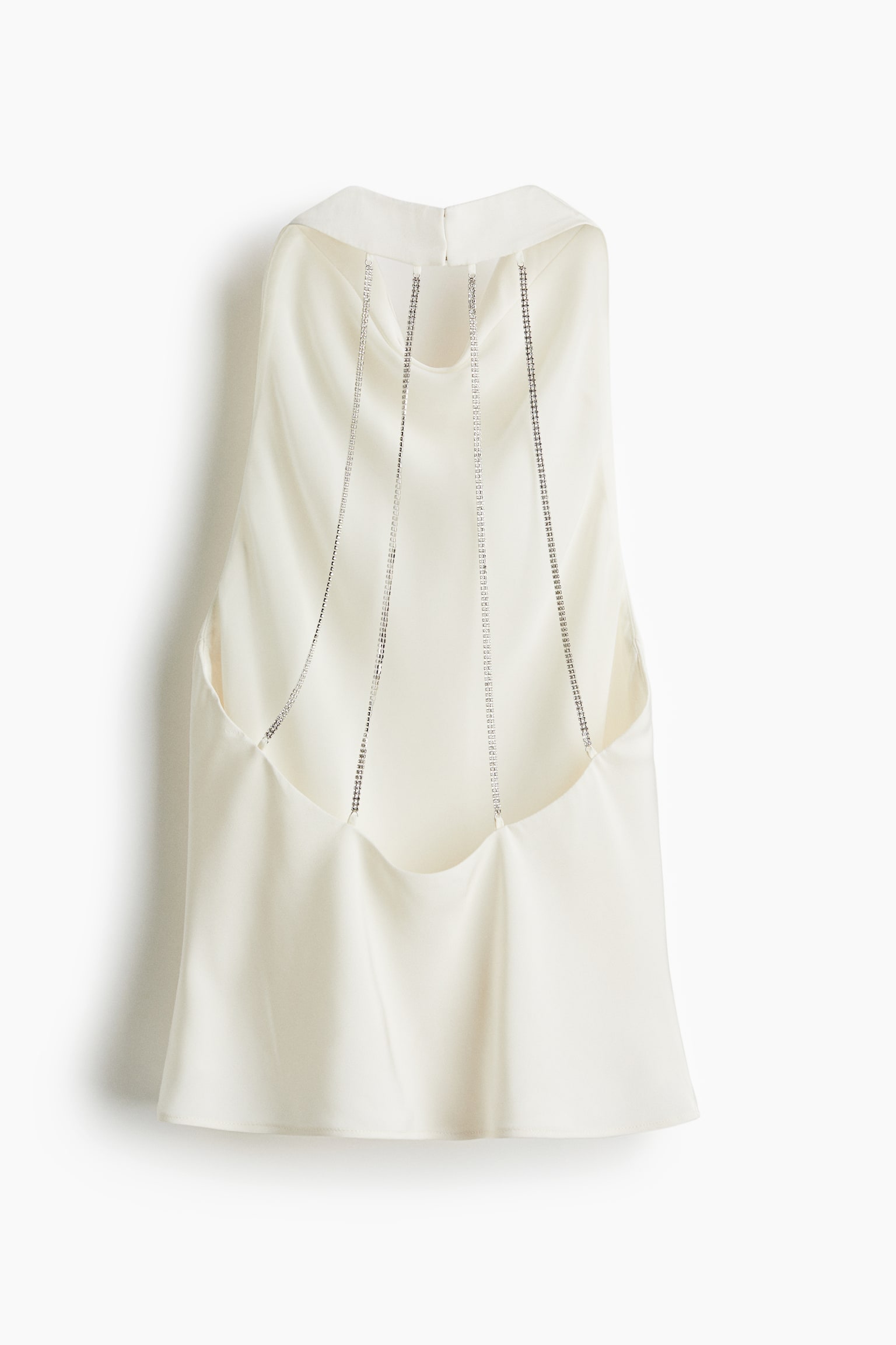 Chain Detail Top - White - 3