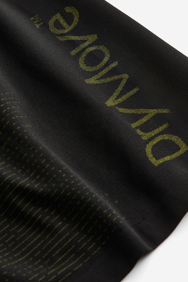 T-shirt sportiva seamless in DryMove™ - Nero - 4