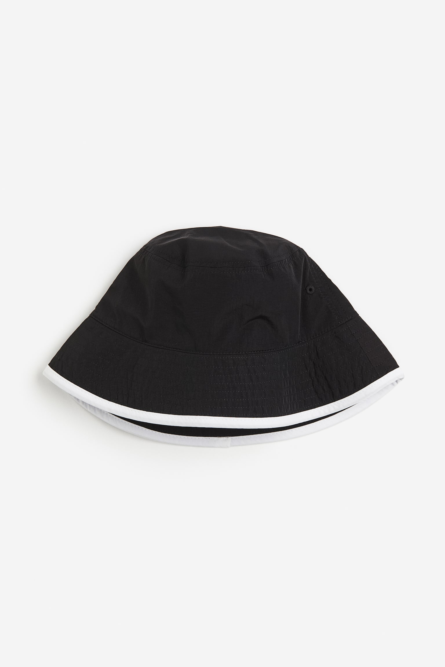 Nylon Bucket Hat - Black - 1