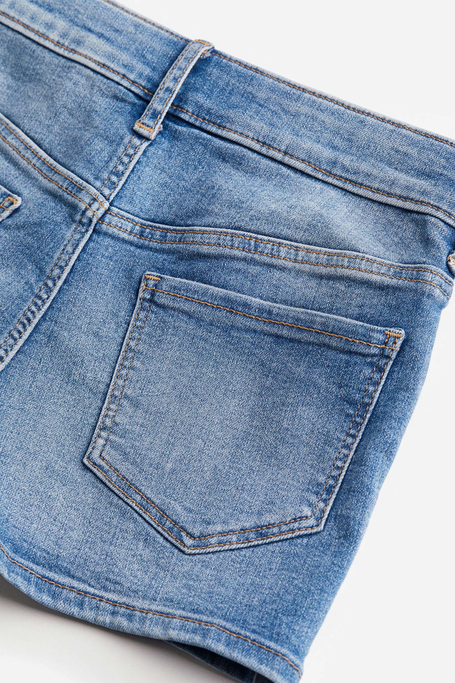 Quần short denim - Màu xanh denim - 2