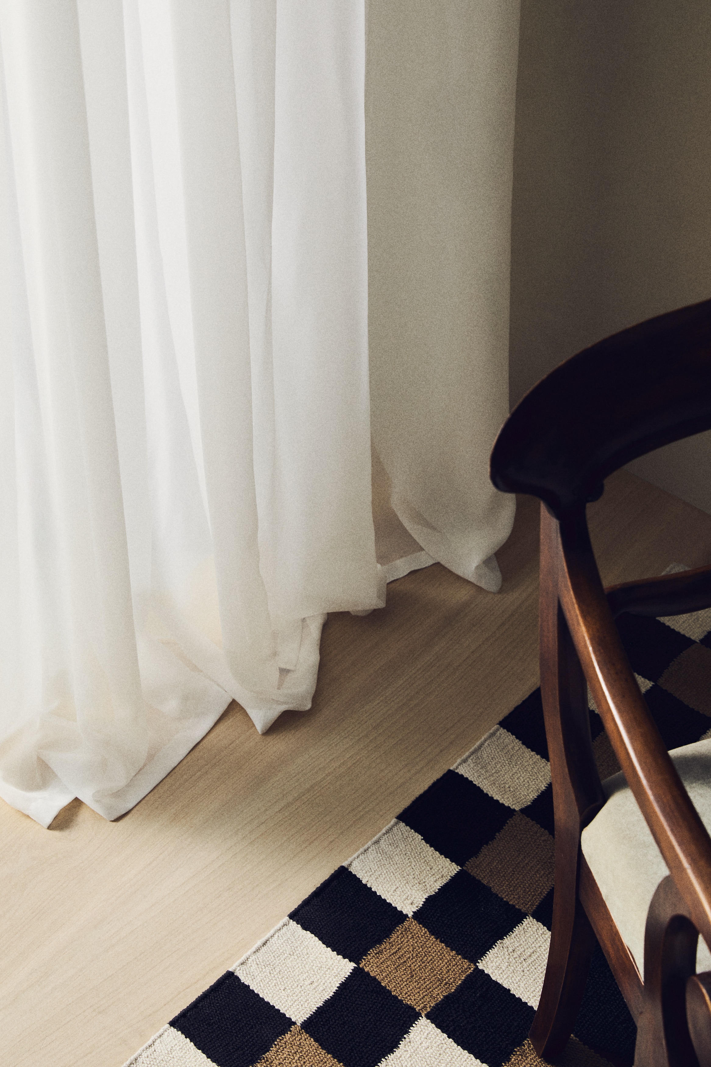 Tende 2 pezzi - Bianco/Grigio chiaro