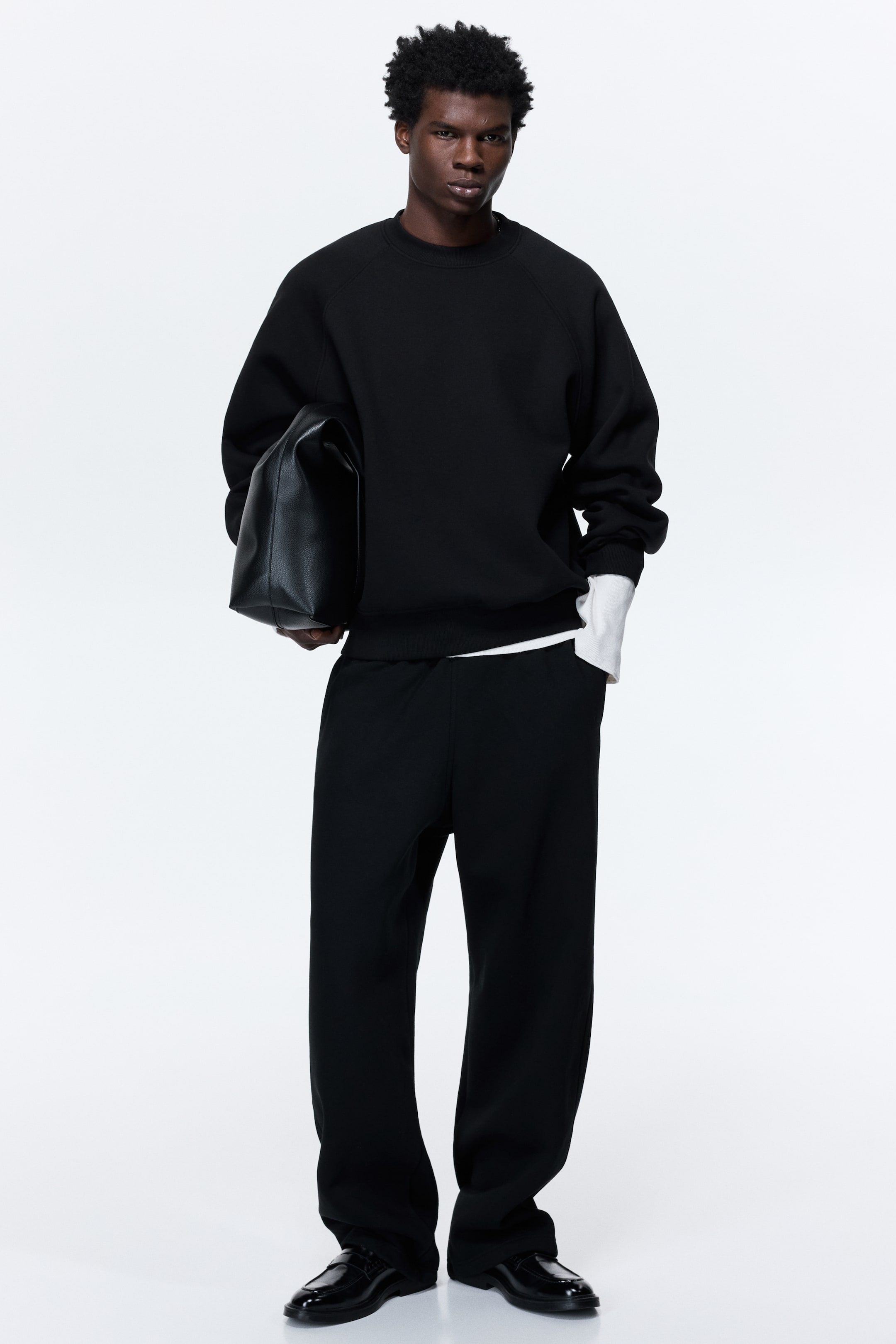 查看大圖: 加大碼運動衫 - 黑色 - Men | H&M 6