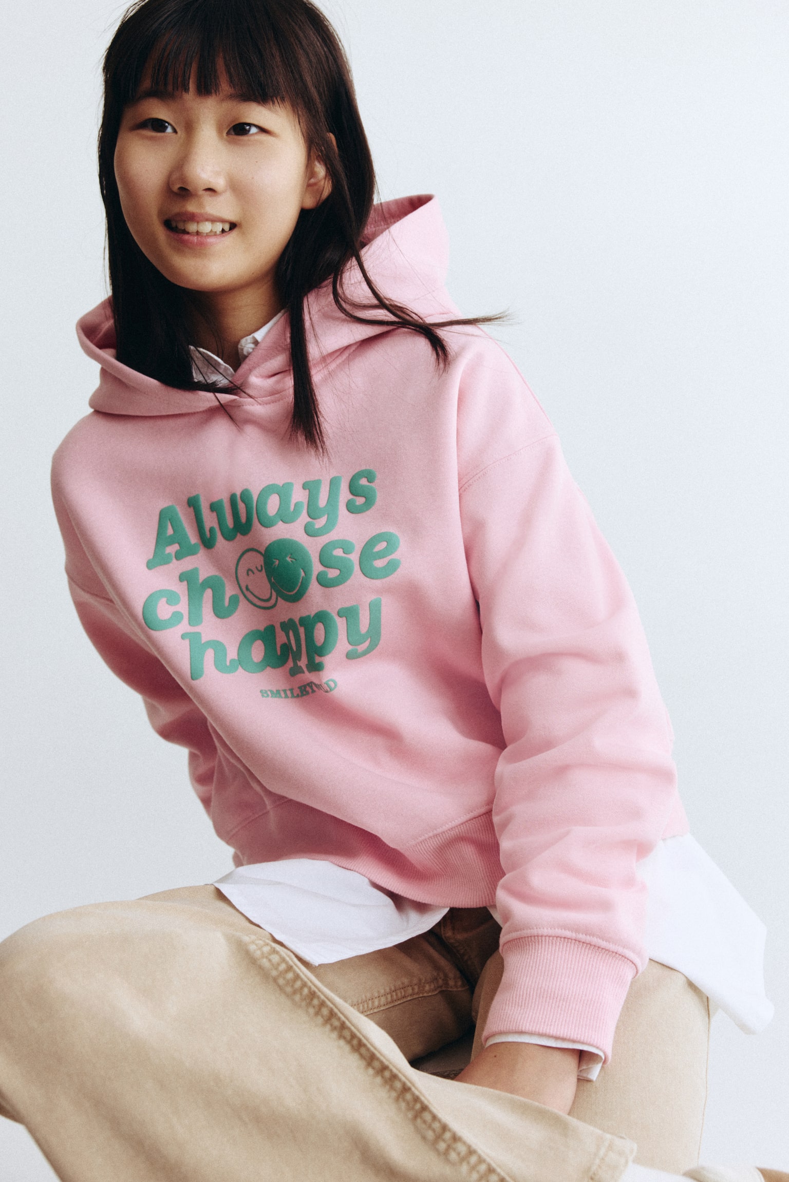 Sudadera con diseño - Rosa/SmileyWorld®/Blanco/Hello Kitty - 4