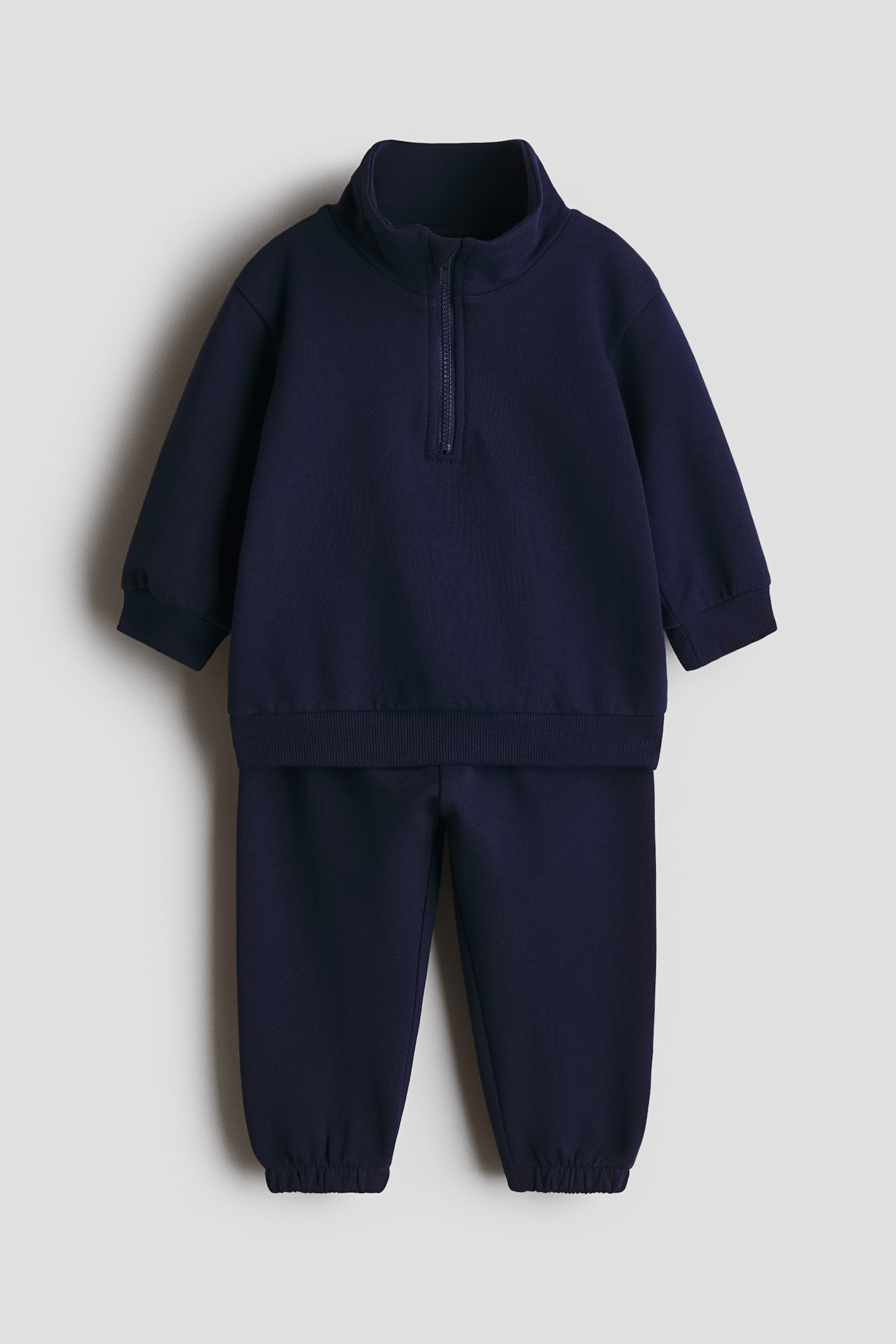 2-piece sweatshirt set - Navy blue/Dusty blue