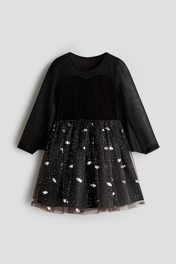 Детское платье H&M Tulle-Skirt Dance, цвет: Чёрный