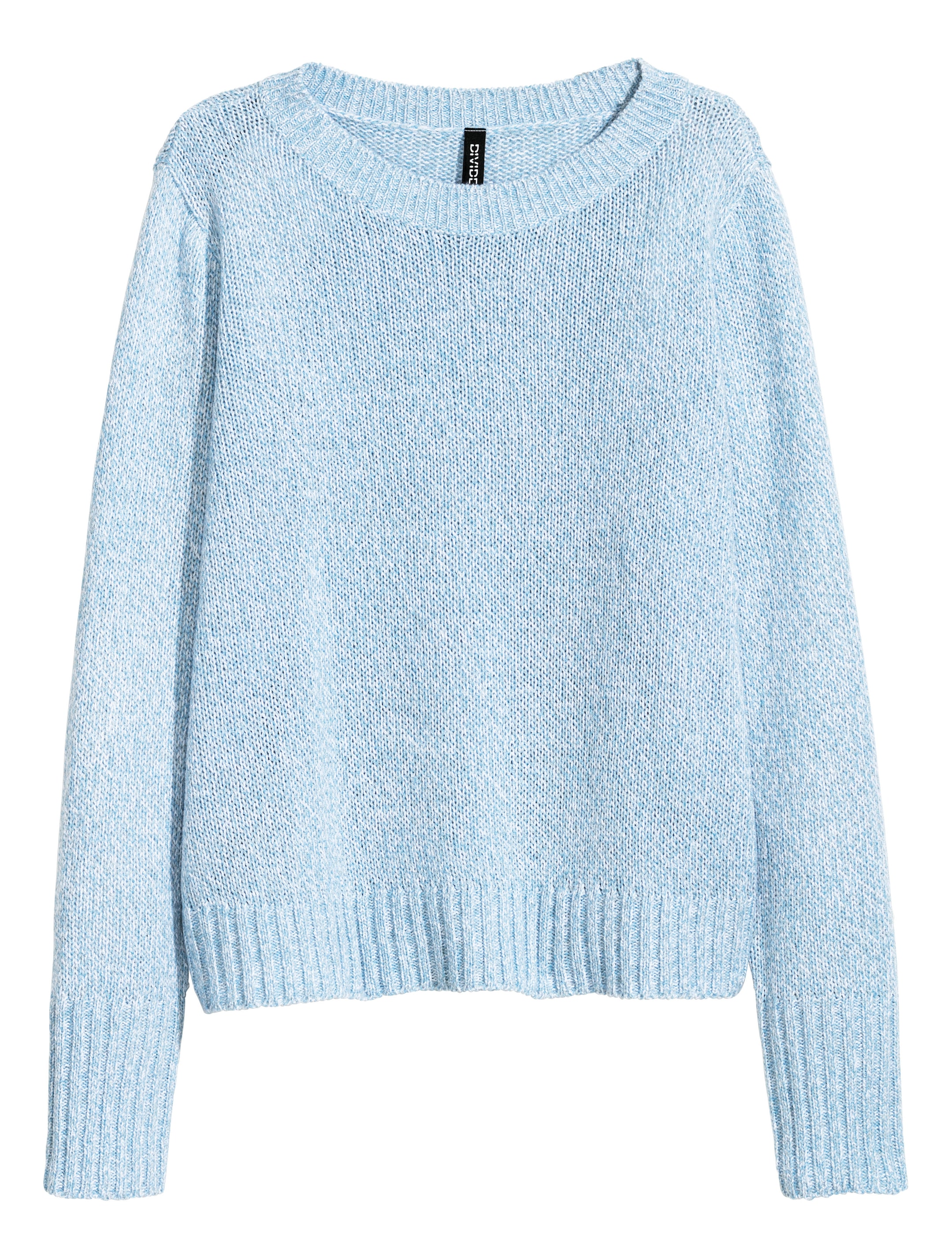 Zobacz większy obraz: Sweter - Jasnoniebieski melanż - ONA | H&M PL 1