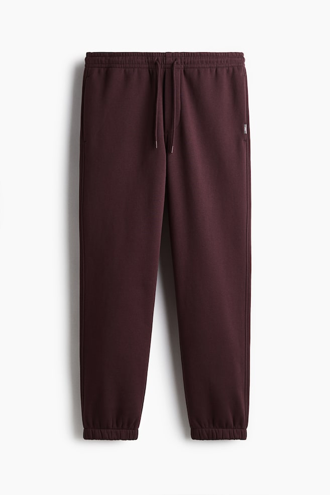 Regular-Fit Sweatpants - Plum purple/Black/Gray melange - 1