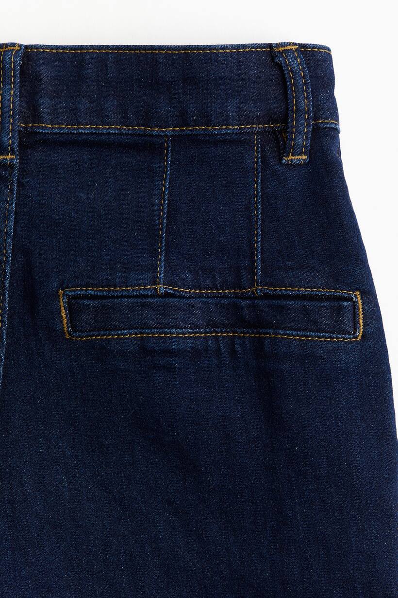 Juicy Hw Wide Leg Denim Dark Medium Blue Den