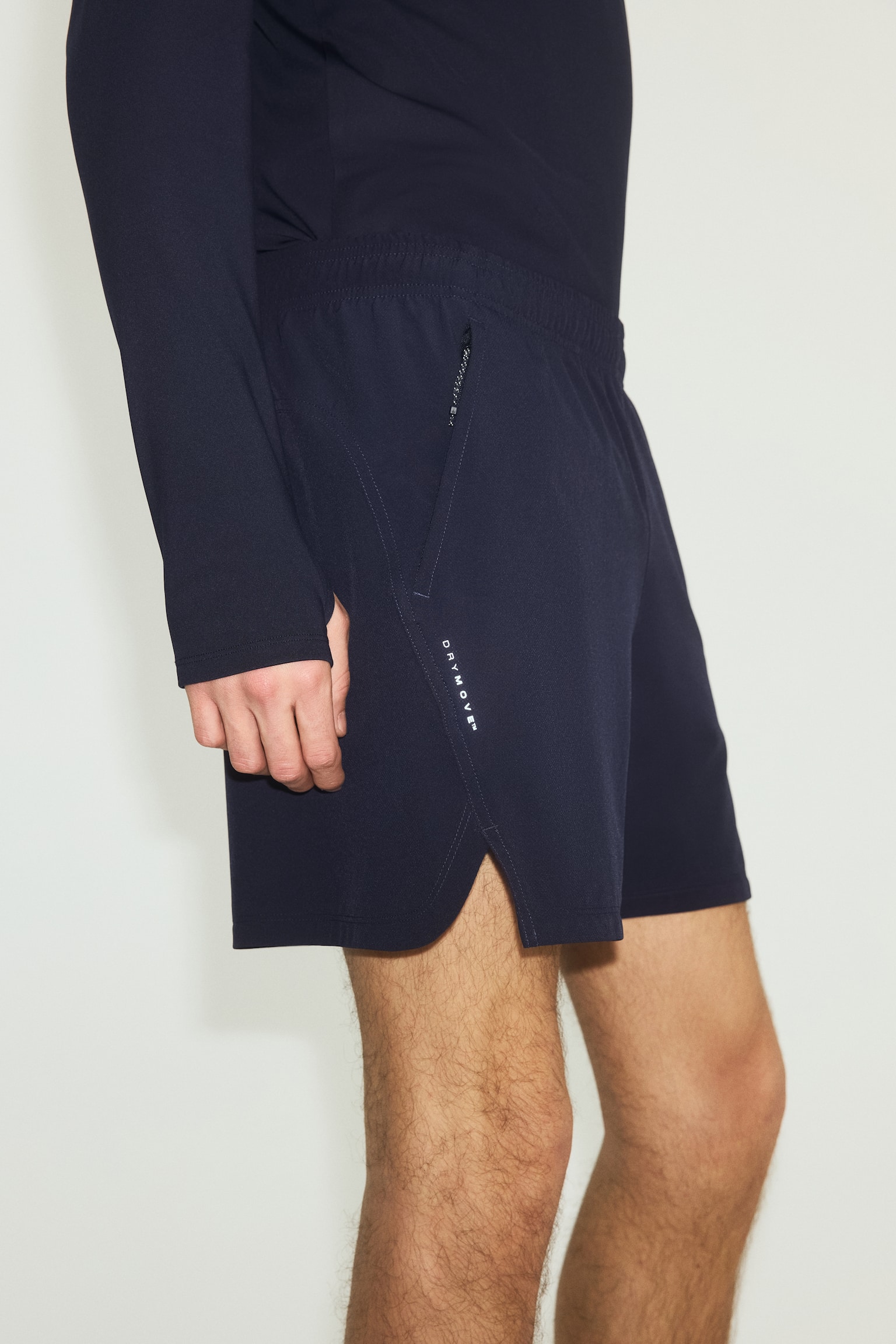 מכנסי ספורט קצרים DryMove™‎ - כחול נייבי/ירוק קפוא/שחור/אפור - 6