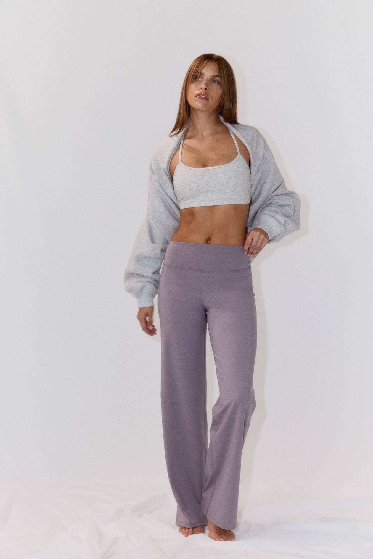 Wide-Leg Sports Pants with SoftMove - image 3
