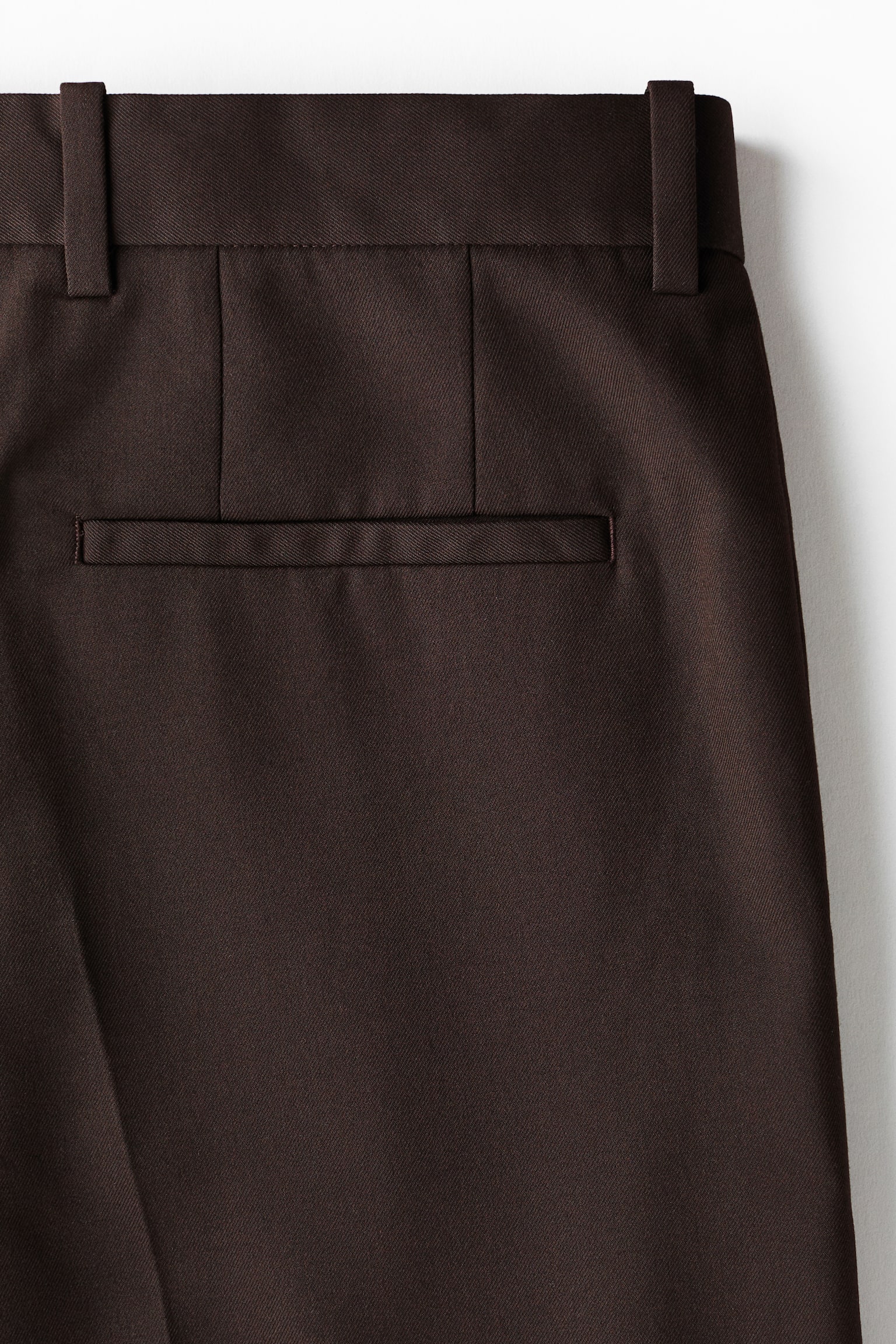 Loose Fit Tailored trousers - Dark brown/Black - 5
