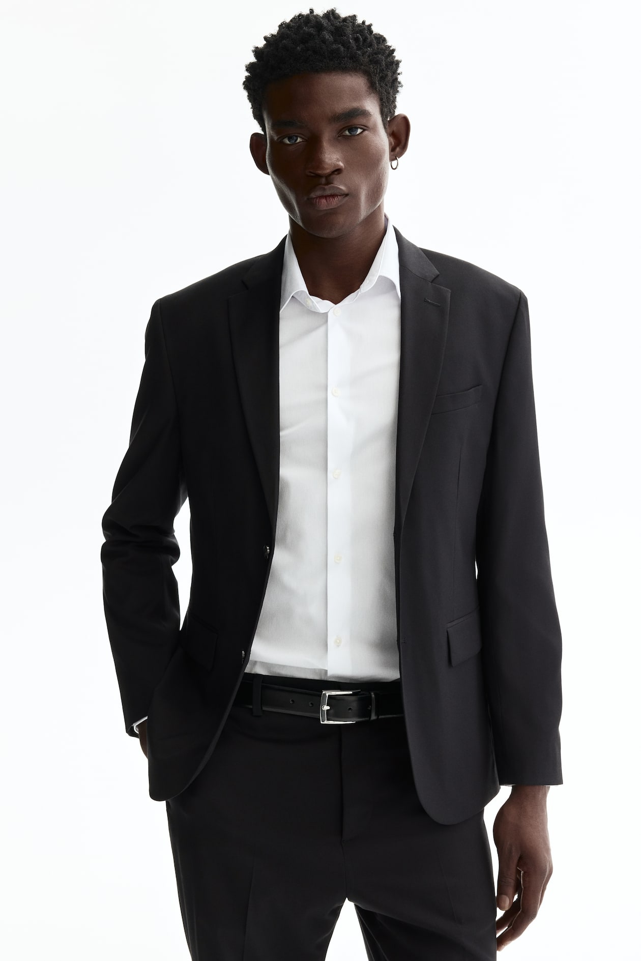 スリムフィットジャケット - ブラック - Men | H&M JP