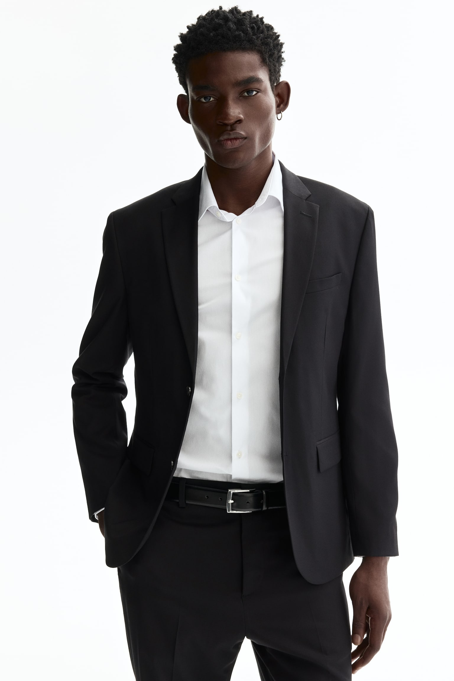Slim Fit Jacket - Black/Navy blue/Dark blue/Beige/Dark brown - 1