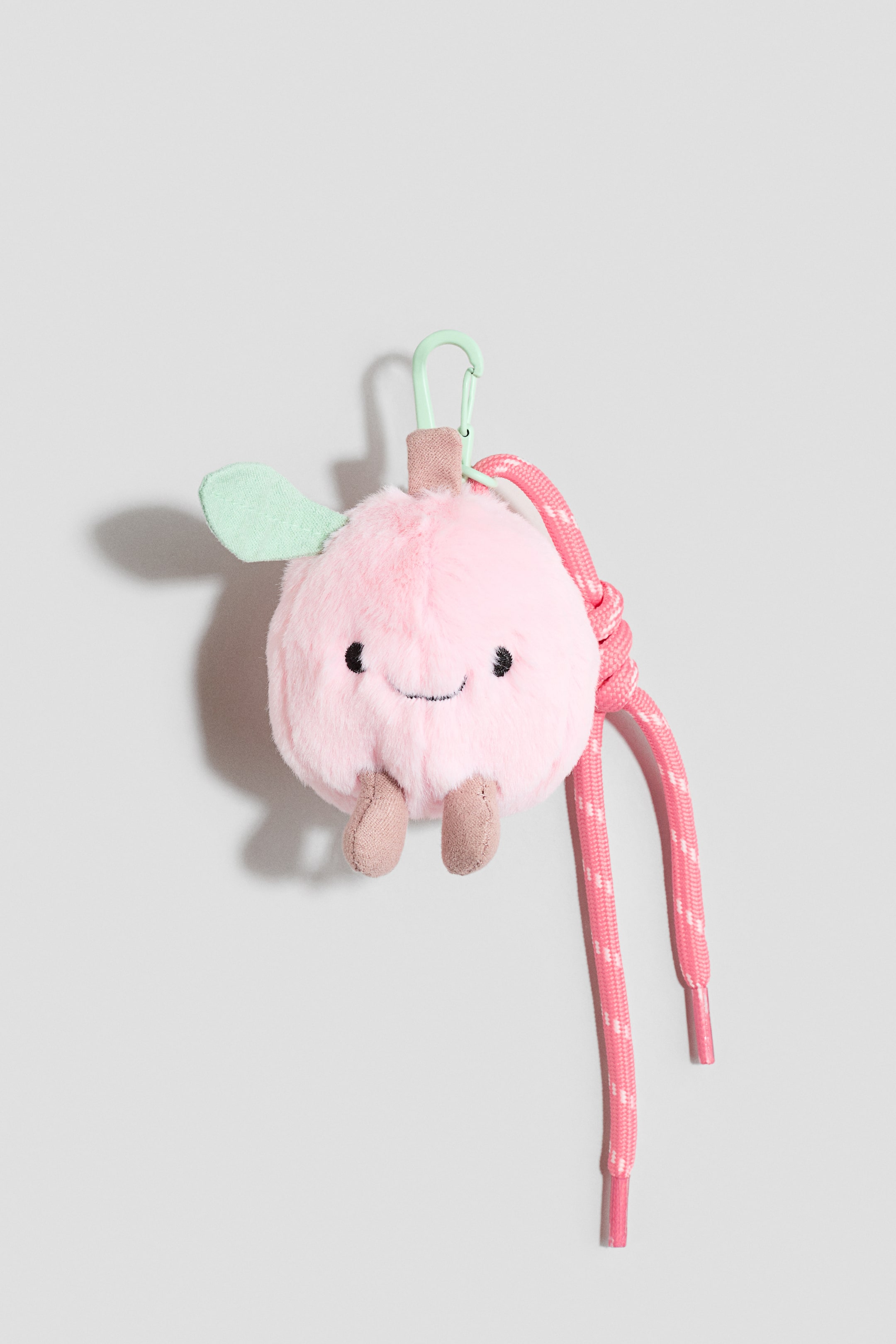 View larger image: Soft toy bag charm - Light pink/Apple - Kids | H&M 1