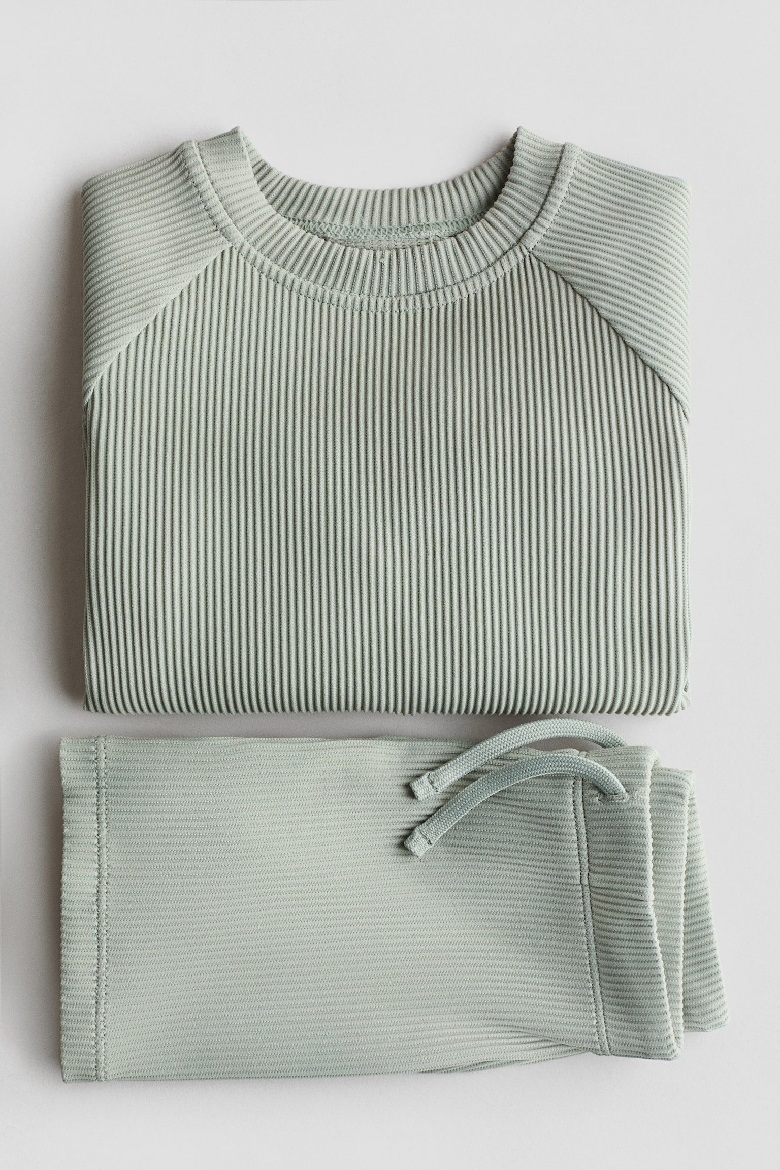 UPF 50 swim set - Sage green/Yellow/Life Is Sweet/Brown - 3