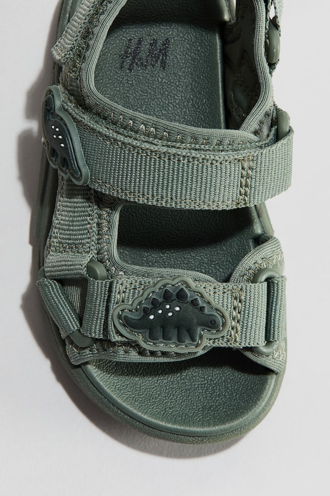 Scuba Sandals - Green/Light pink - 1