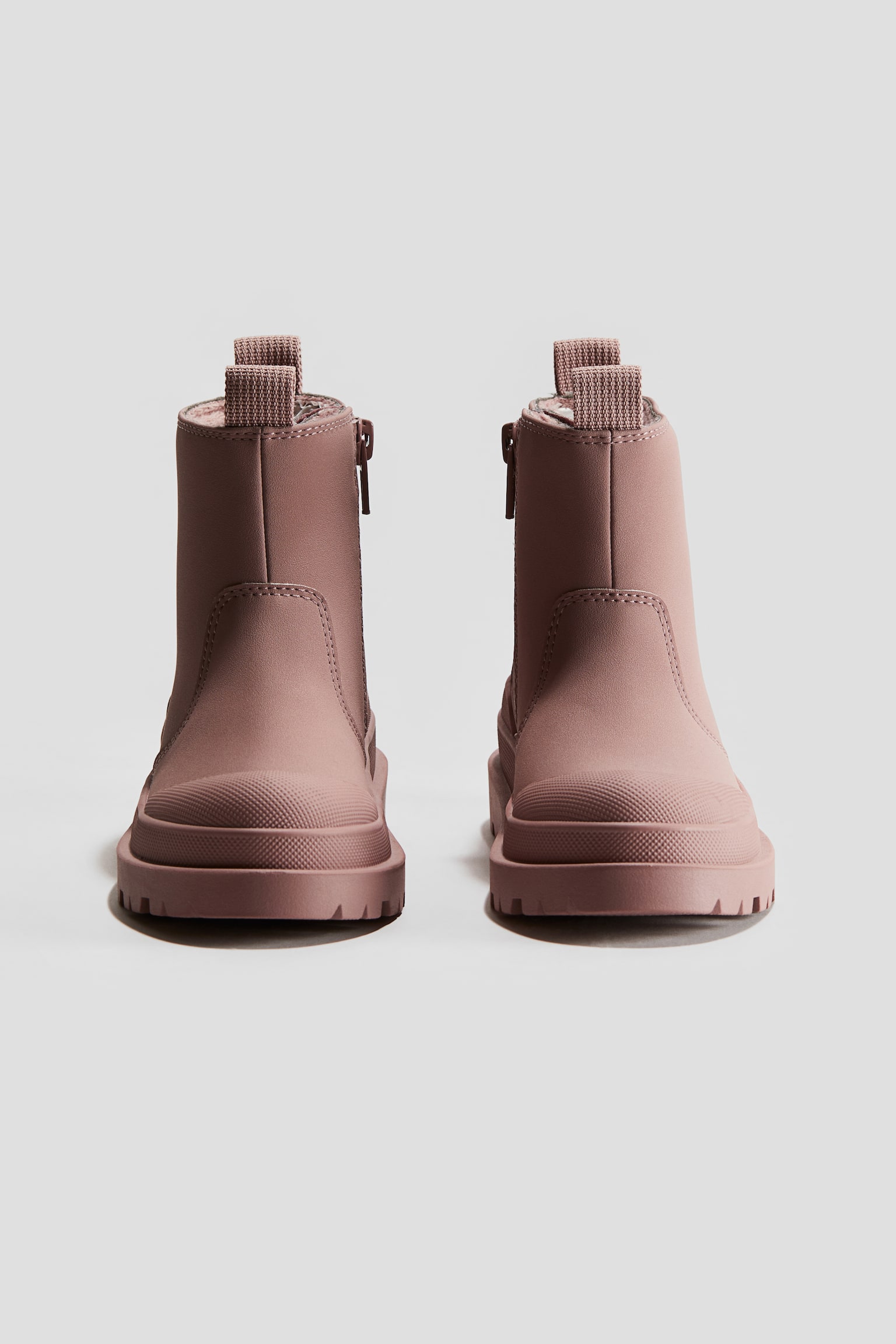 Waterproof Chelsea boots - Dusty pink/Black - 4