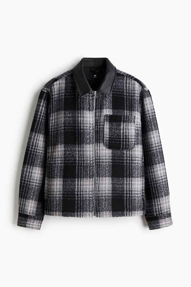 Surchemise Relaxed Fit - Gris/carreaux - 1