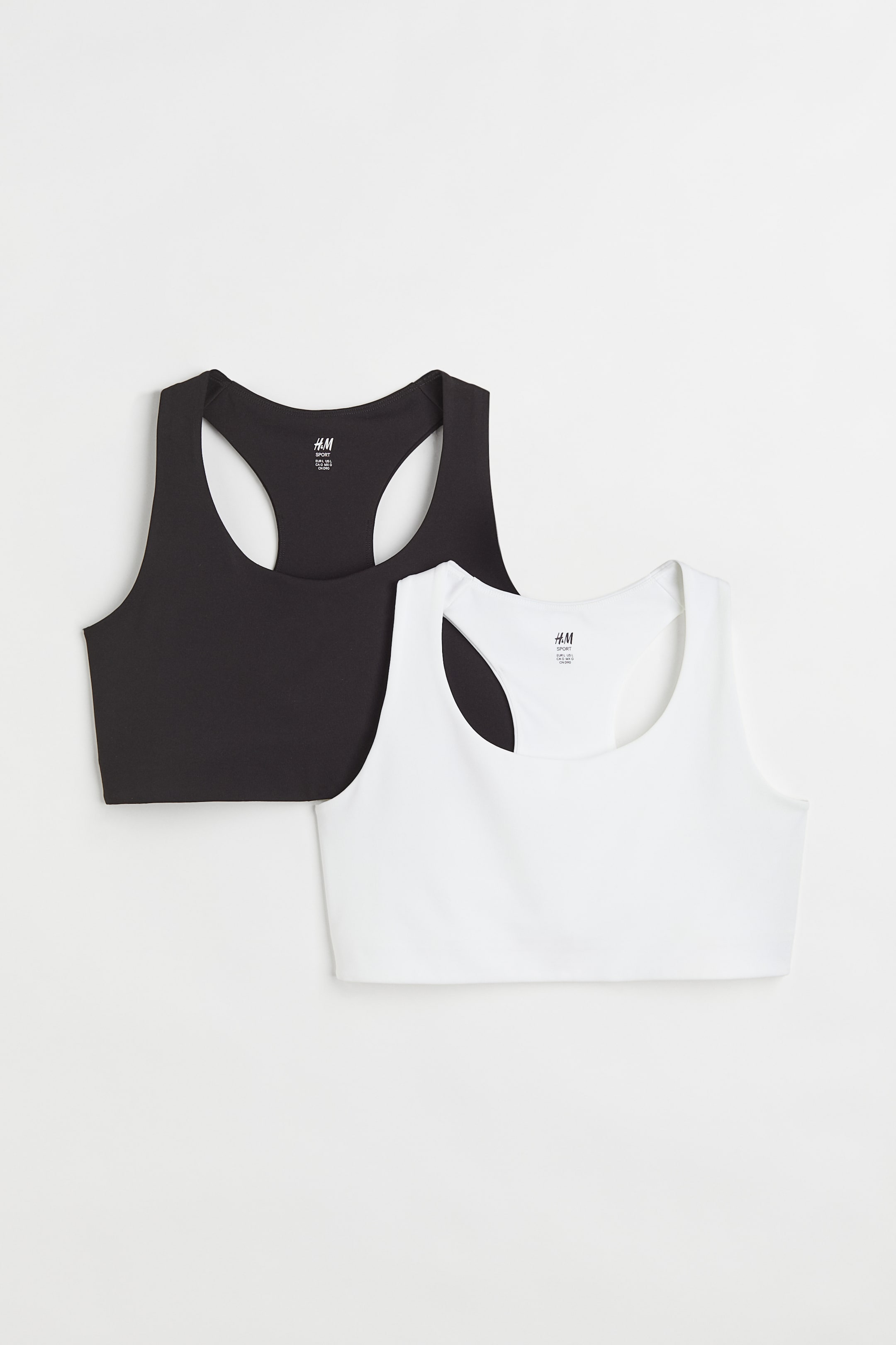 H&M+ 2-pack Medium Support Sports Bras