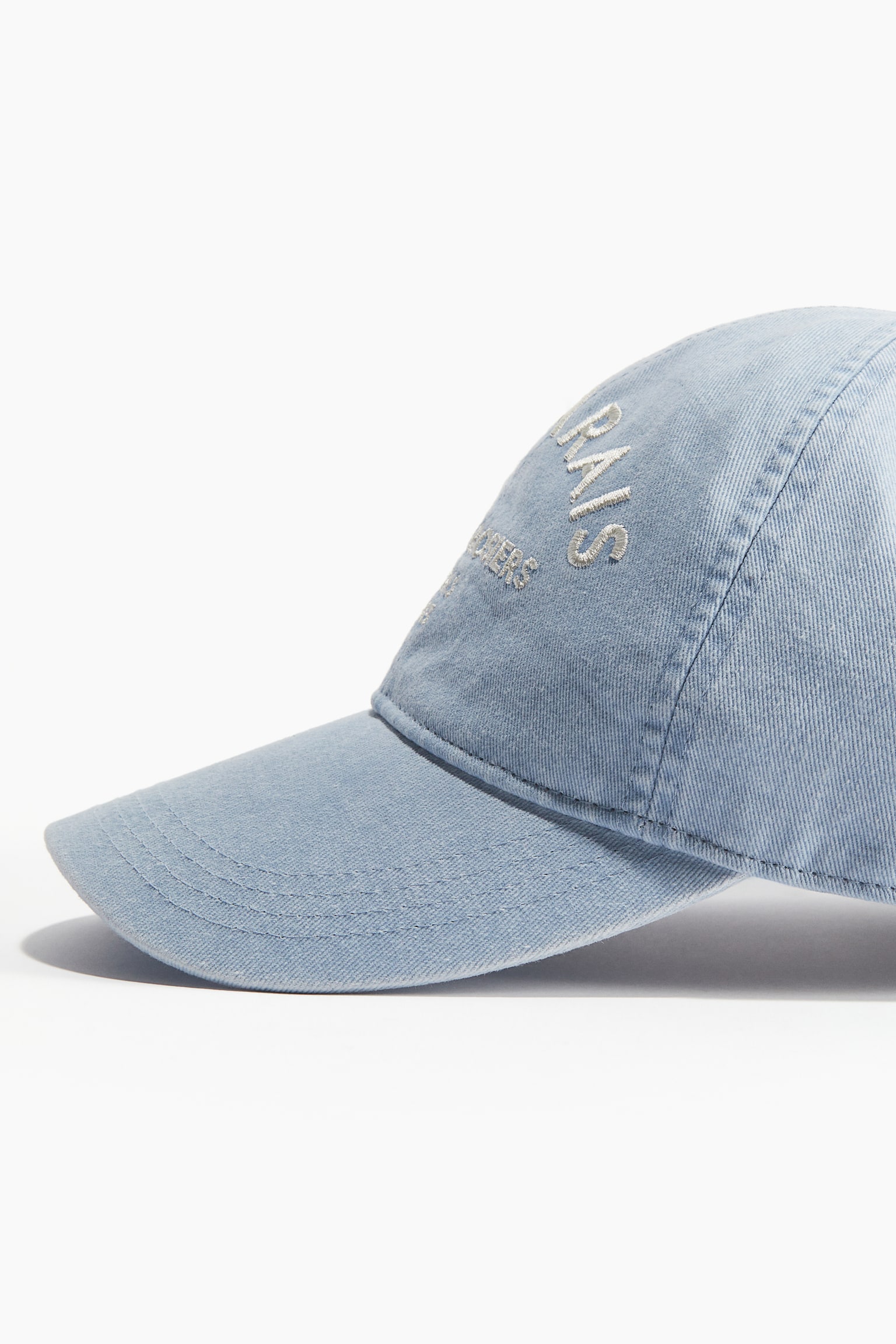 Embroidered-motif twill cap - Light denim blue/Le Marais/Greige/Milano/Beige/Lake Como - 2