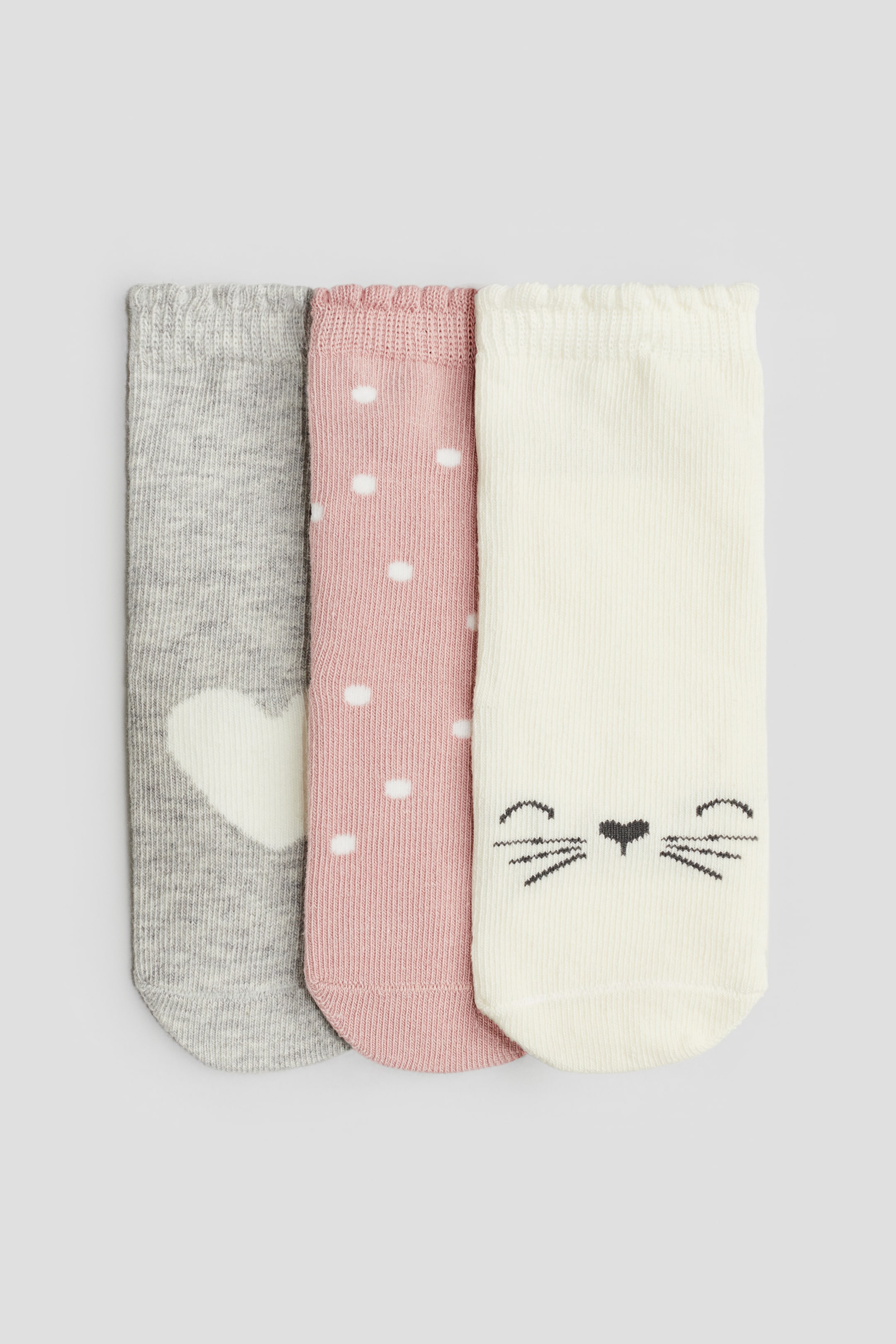 3-pack Non-slip Socks