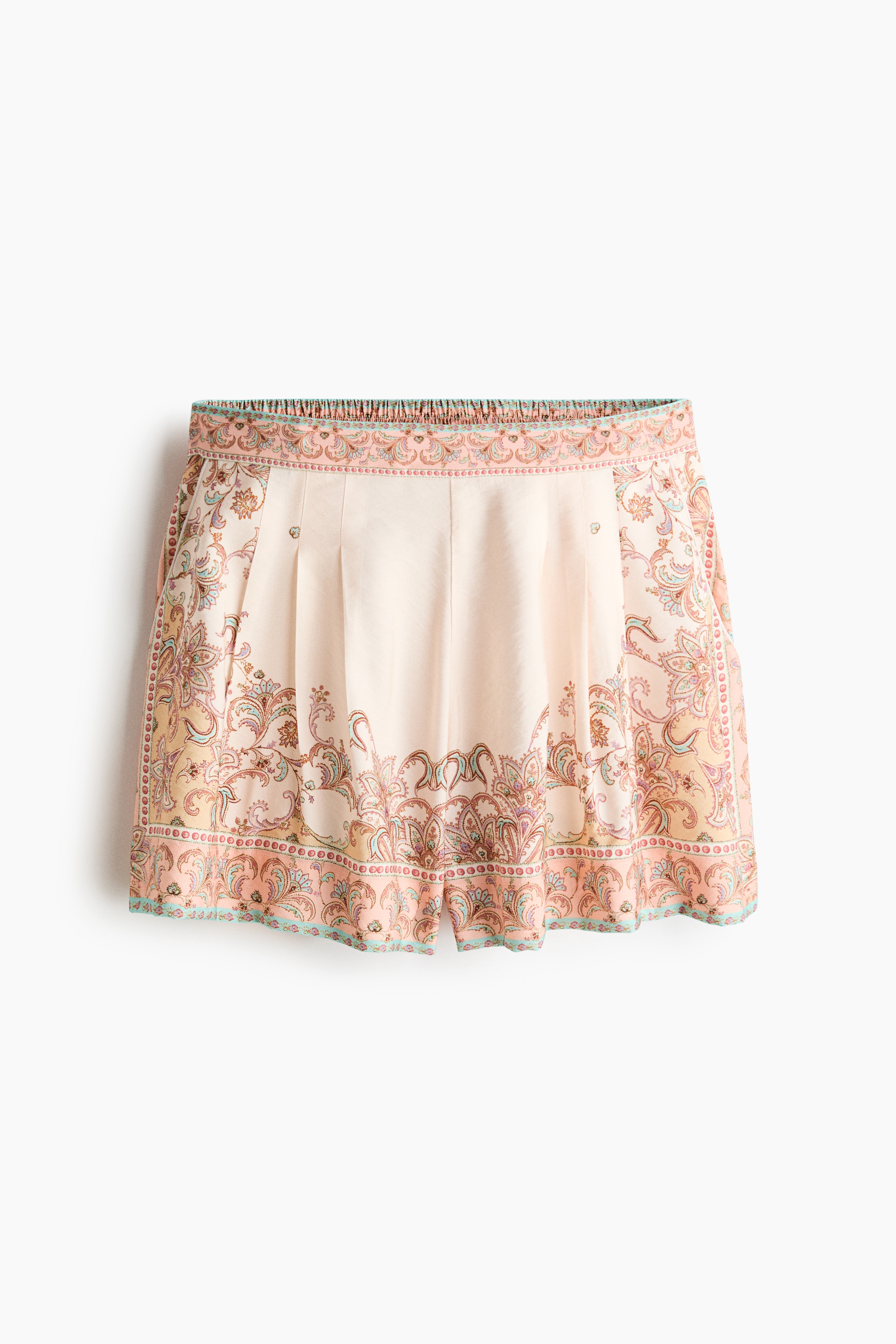 Shorts pull-on - Rosa pallido/motivi cashmere