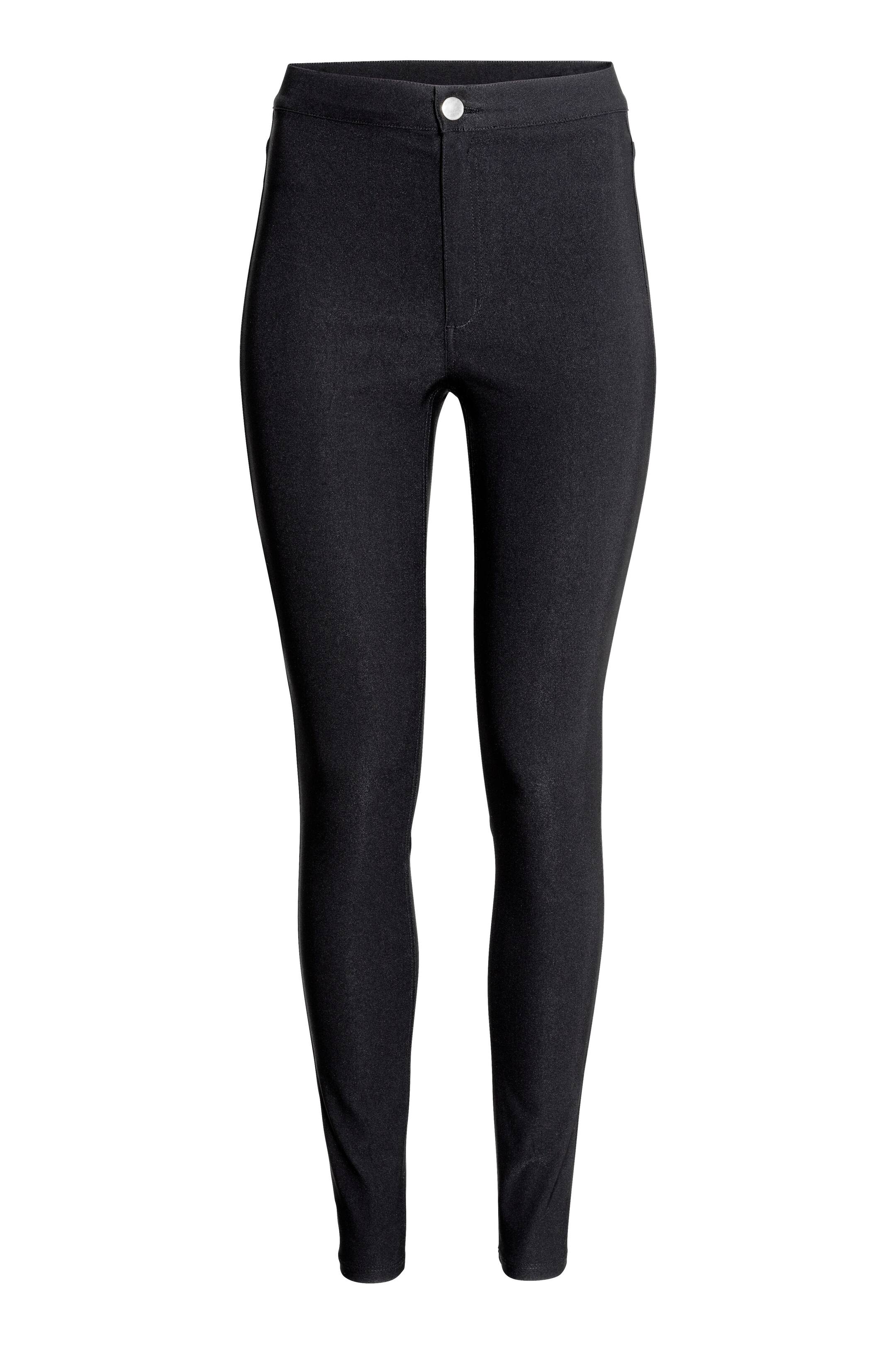 Zobacz większy obraz: Spodnie superstretch - Czarny - ONA | H&M PL 1