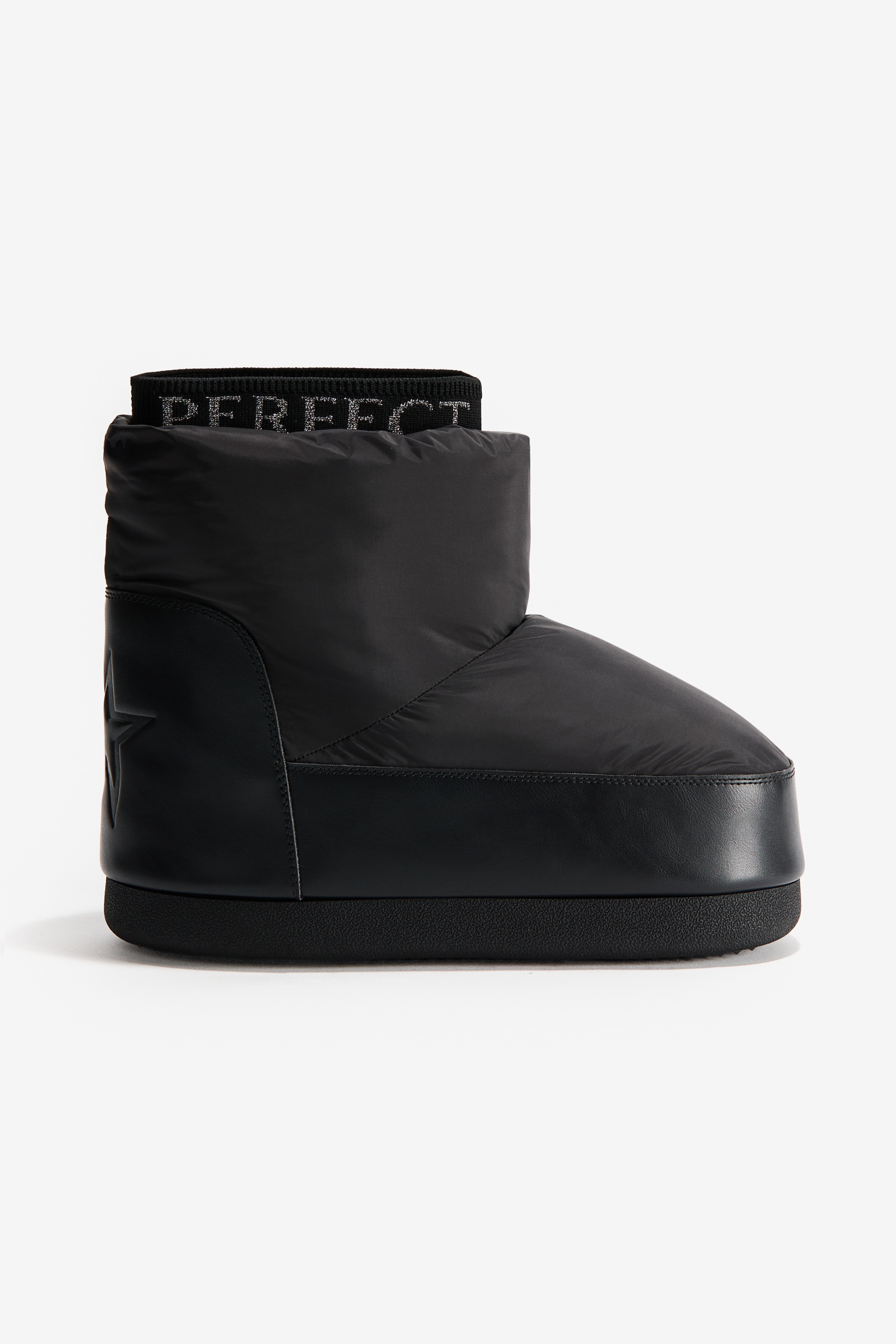 Botas almofadadas - Preto