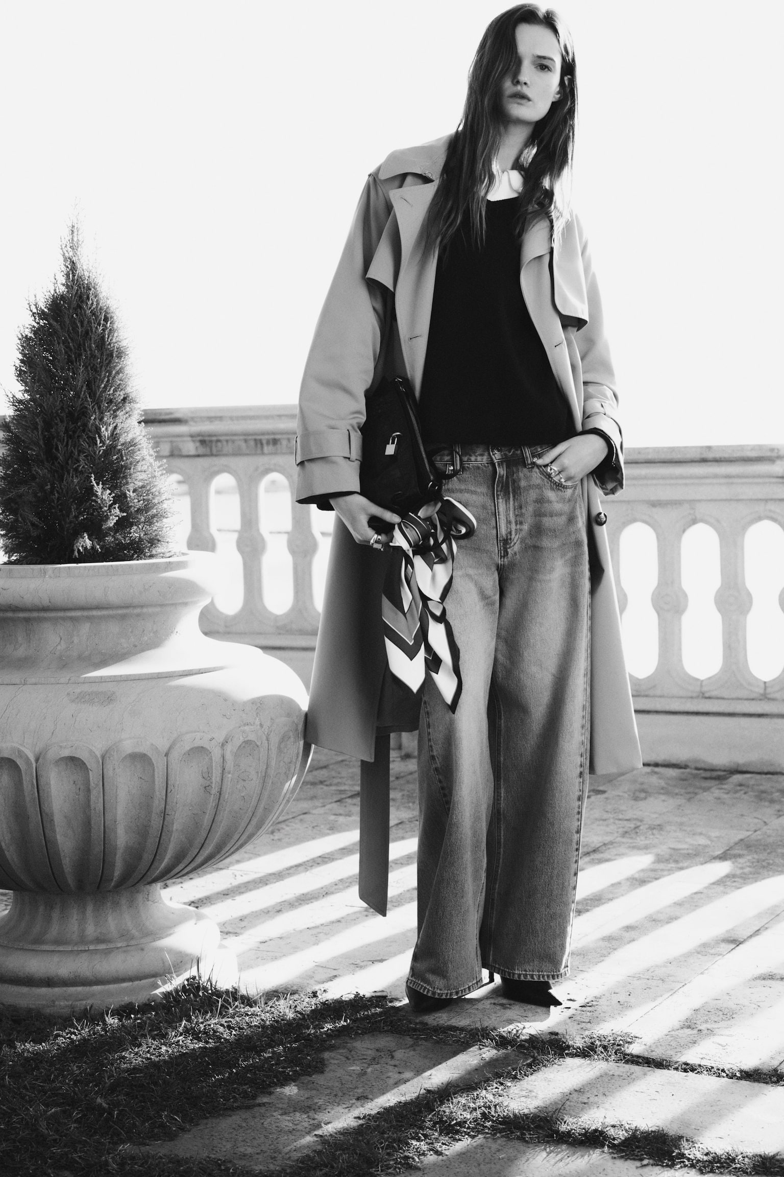 Barrel Regular Waist Jeans - Light denim blue/Dark denim blue - 6