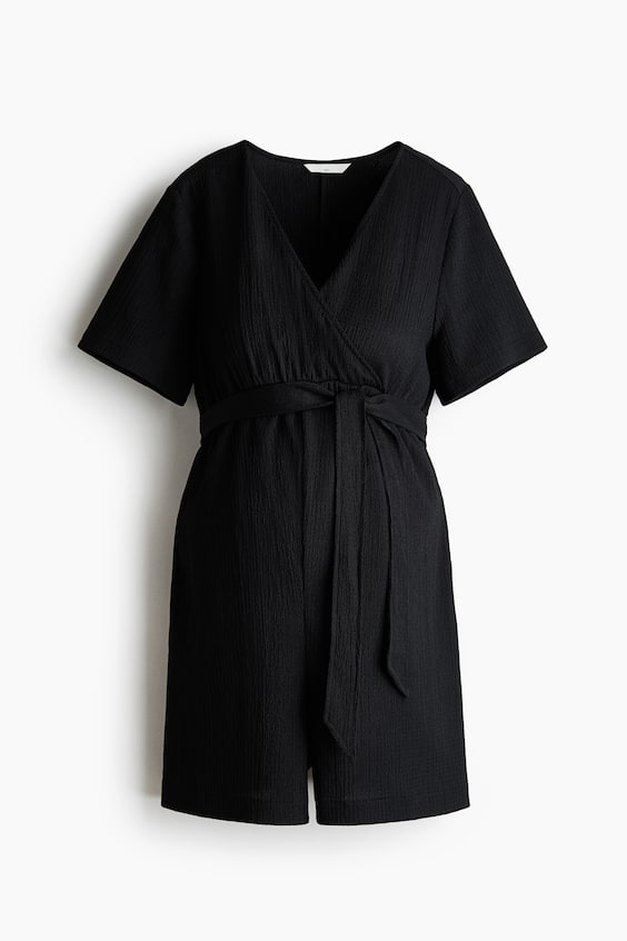 Женские комбинезоны H&M MAMA Crinkled Jersey Romper