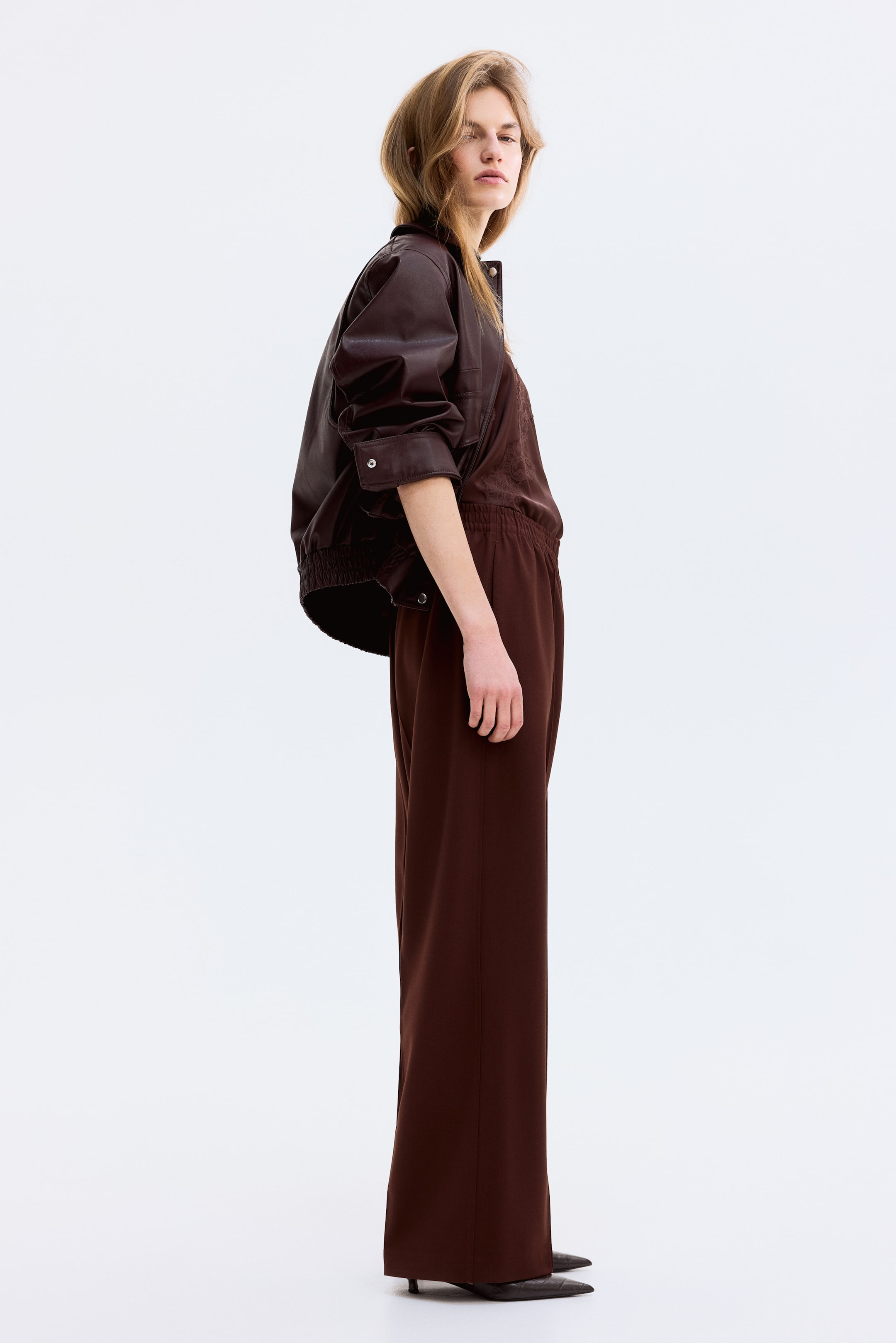 Женские брюки H&M Creased Pants — фото 3