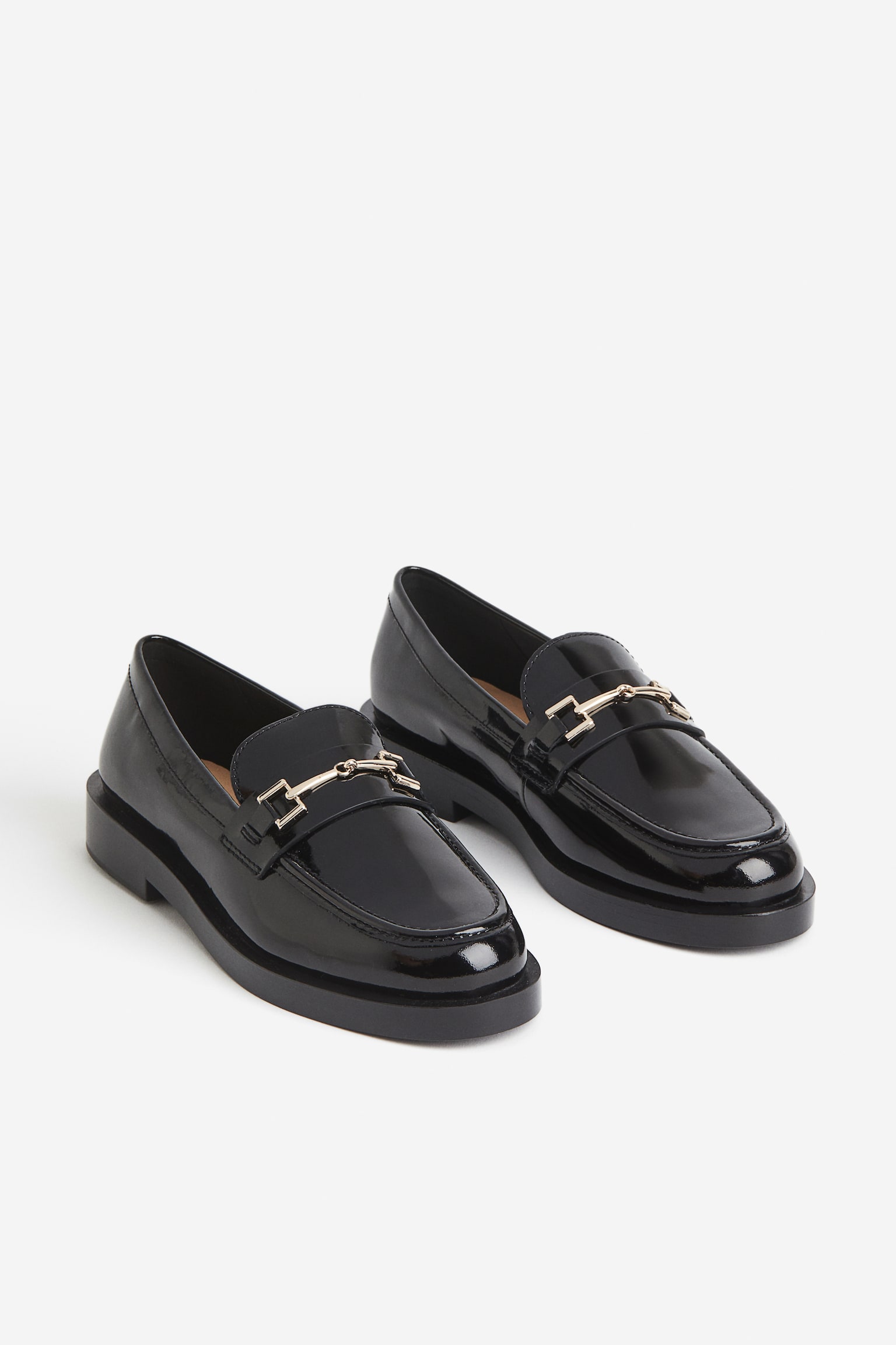 Leather Loafers - Black - 2