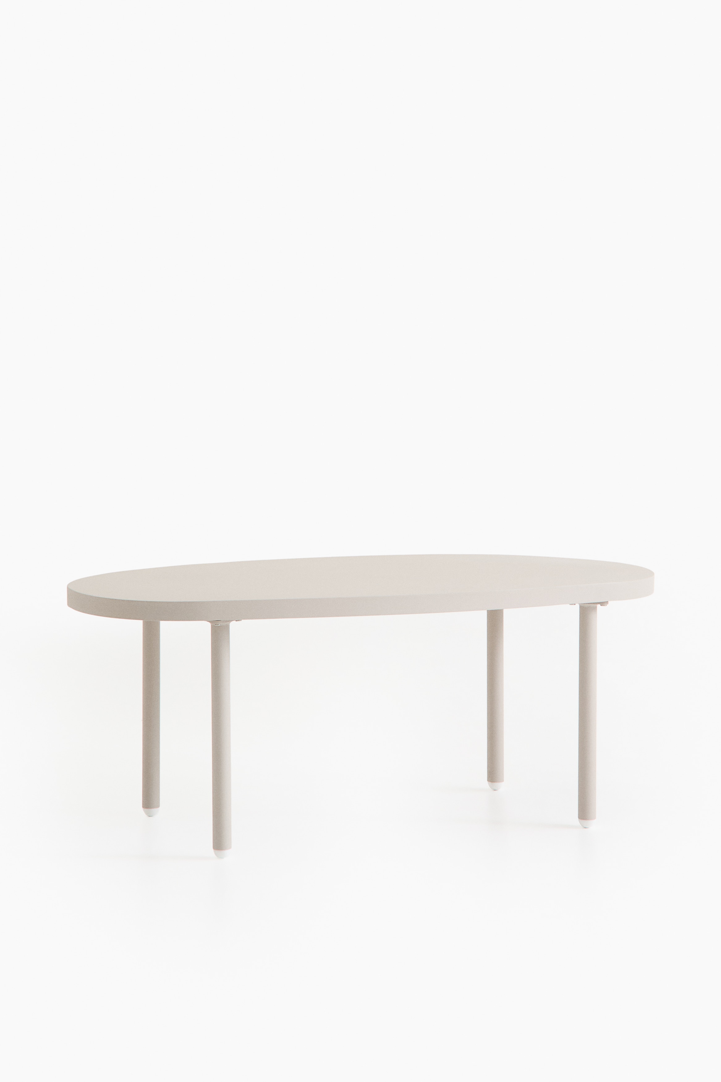 Outdoor Couchtisch - Aluminium, Beige