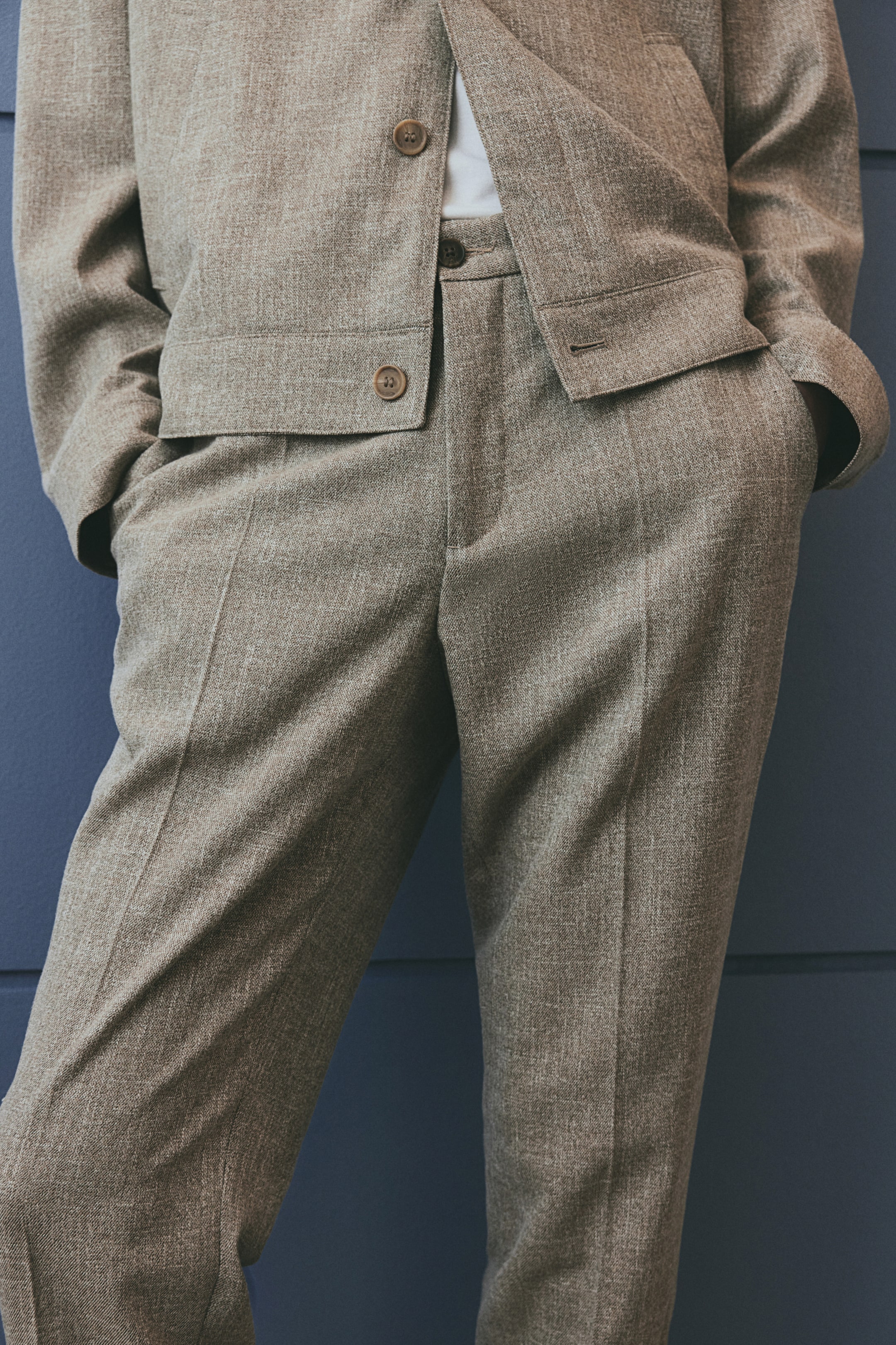 Regular-Fit Tailored Pants